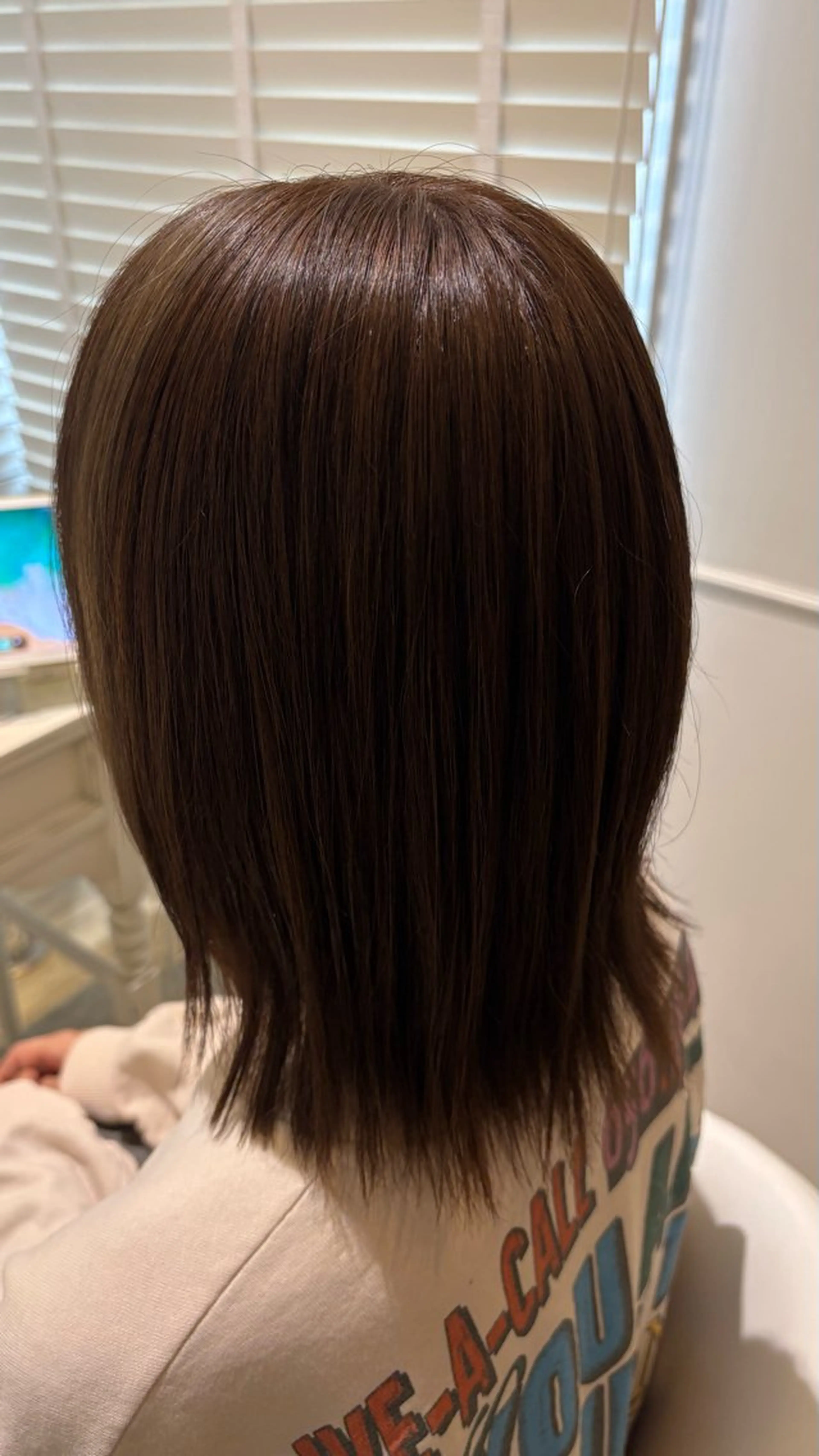ミディアム カラー カット ヘアカラー 似合わせ 顔周りYUUGAのヘアスタイル
