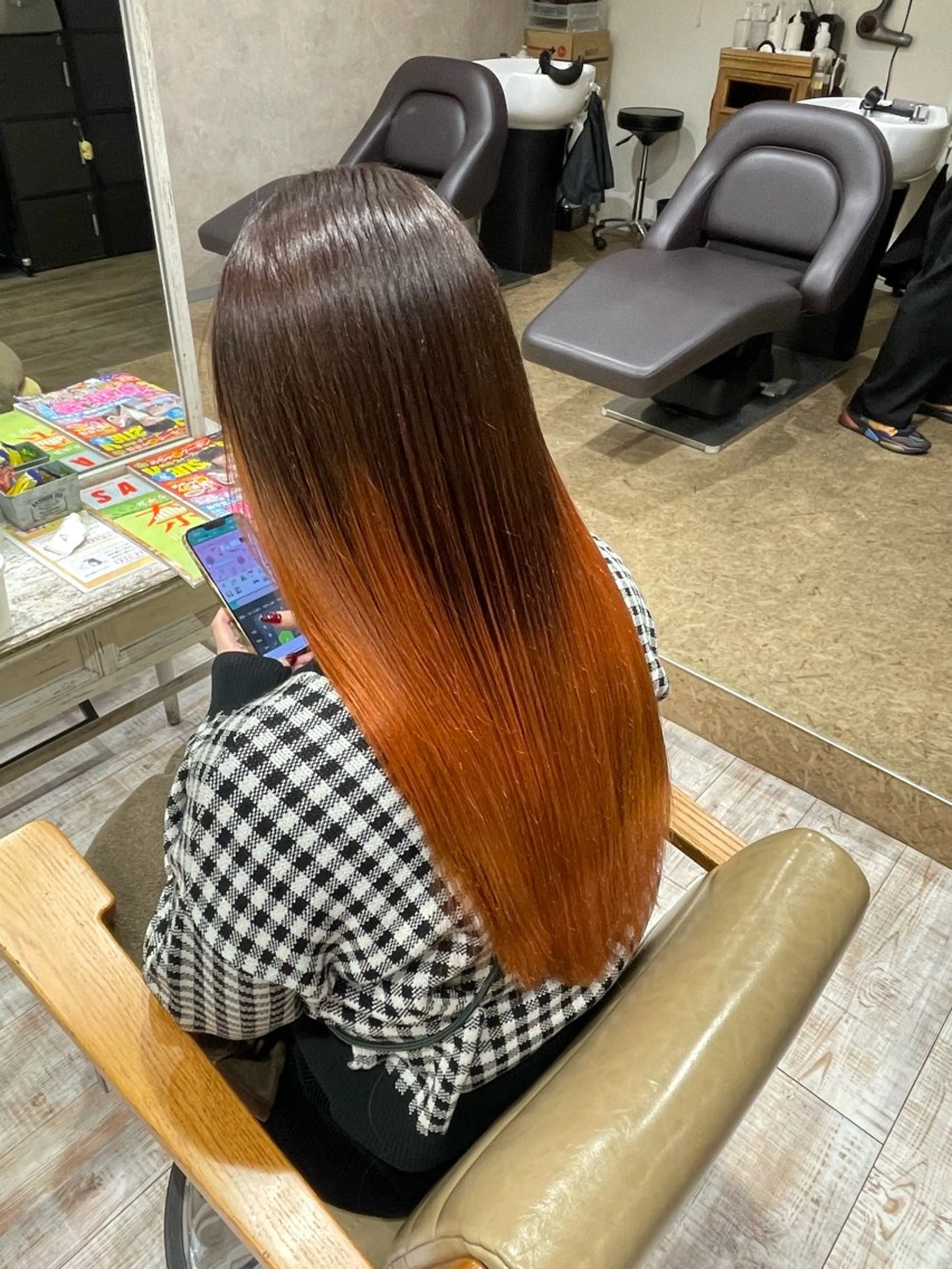 グラデーションカラーの写真