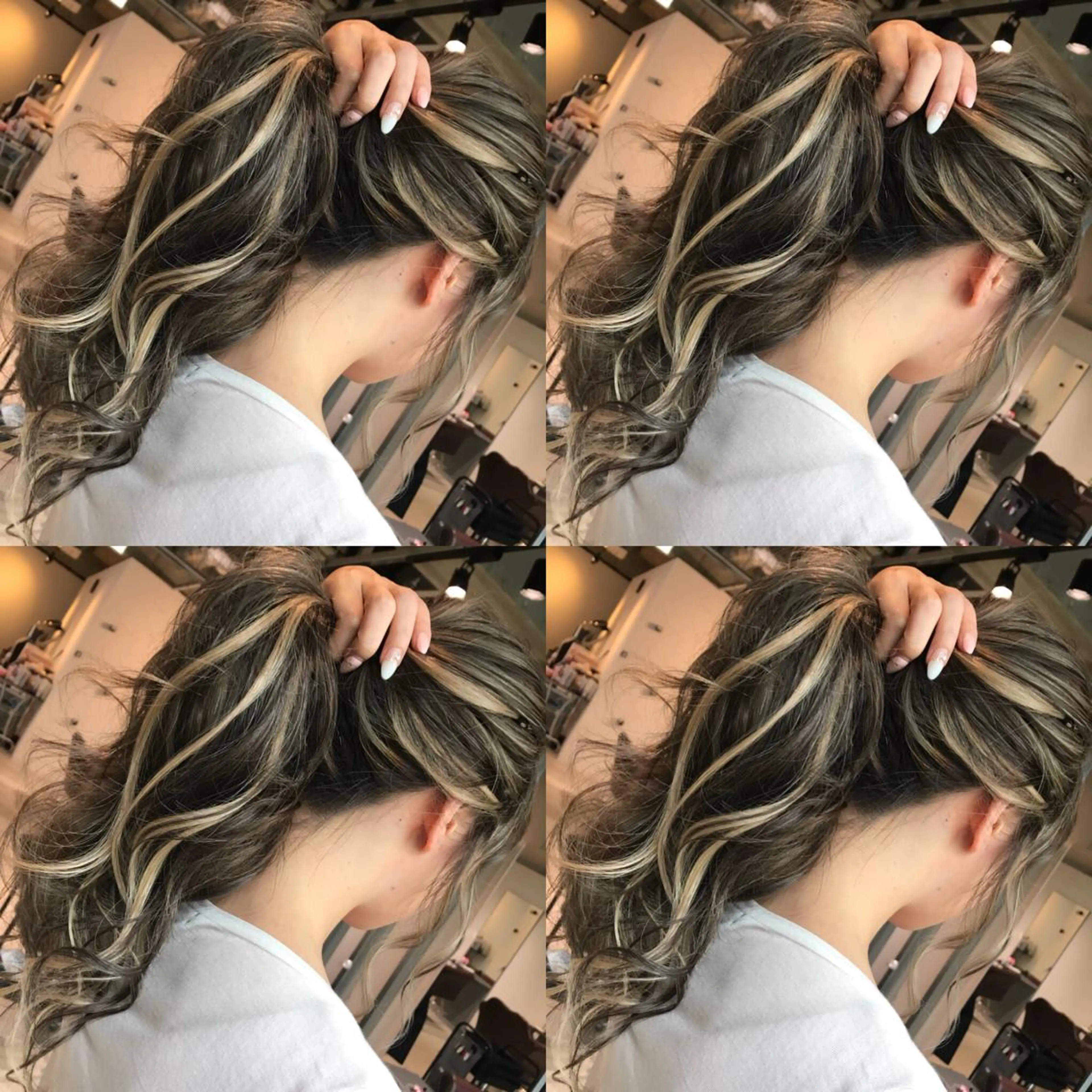 🐣《ダメージレス》🐣エクステハイライト〜20本🌈の写真