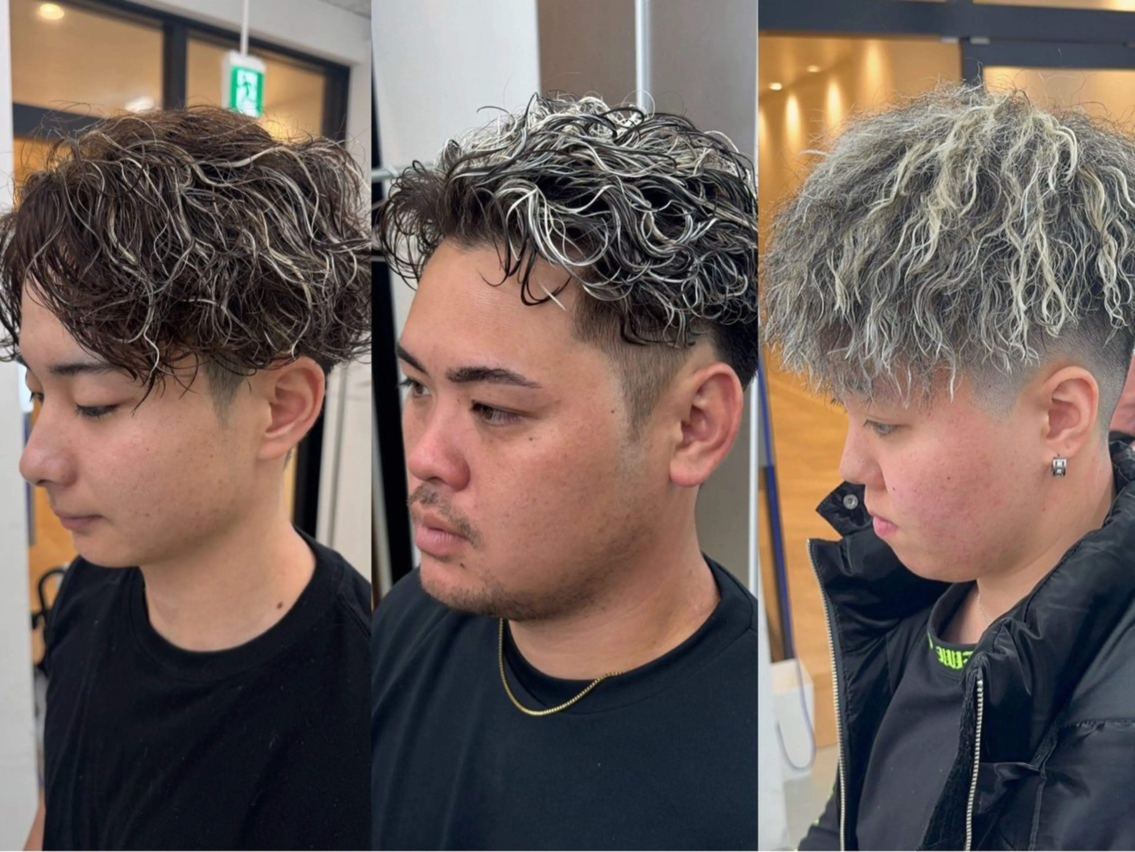 カラー パーマ メンズ マッシュ メンズパーマ メンズショート スパイキーショート 波巻きパーマ ヘアカラー 土岐/メンズ専門 パーマ特化美容師🌀のヘアスタイル