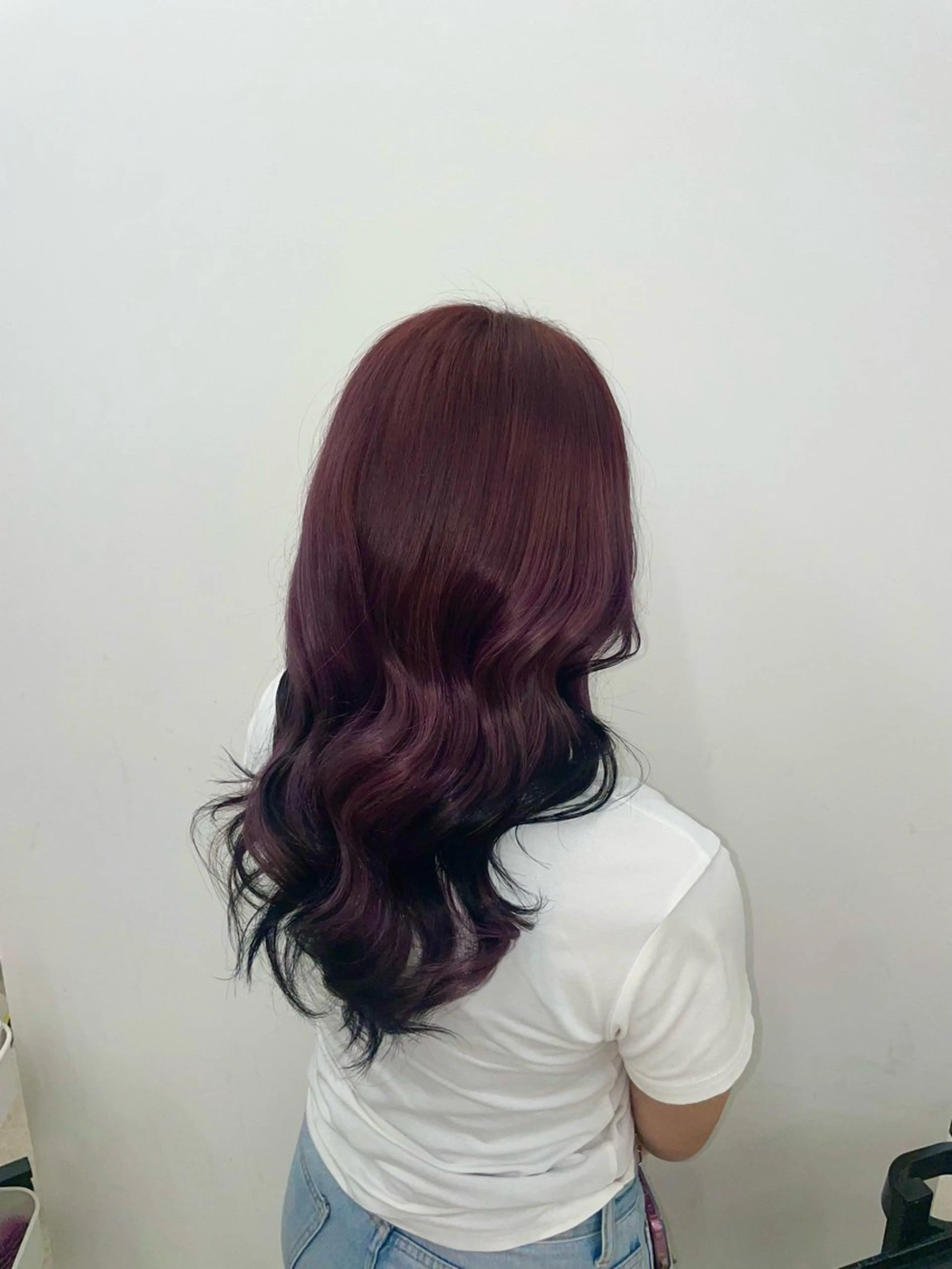 ロング カラー パープルカラー カット ヘアカラー トリートメント EARTH菊名店👾 ひらのすぐるのヘアスタイル