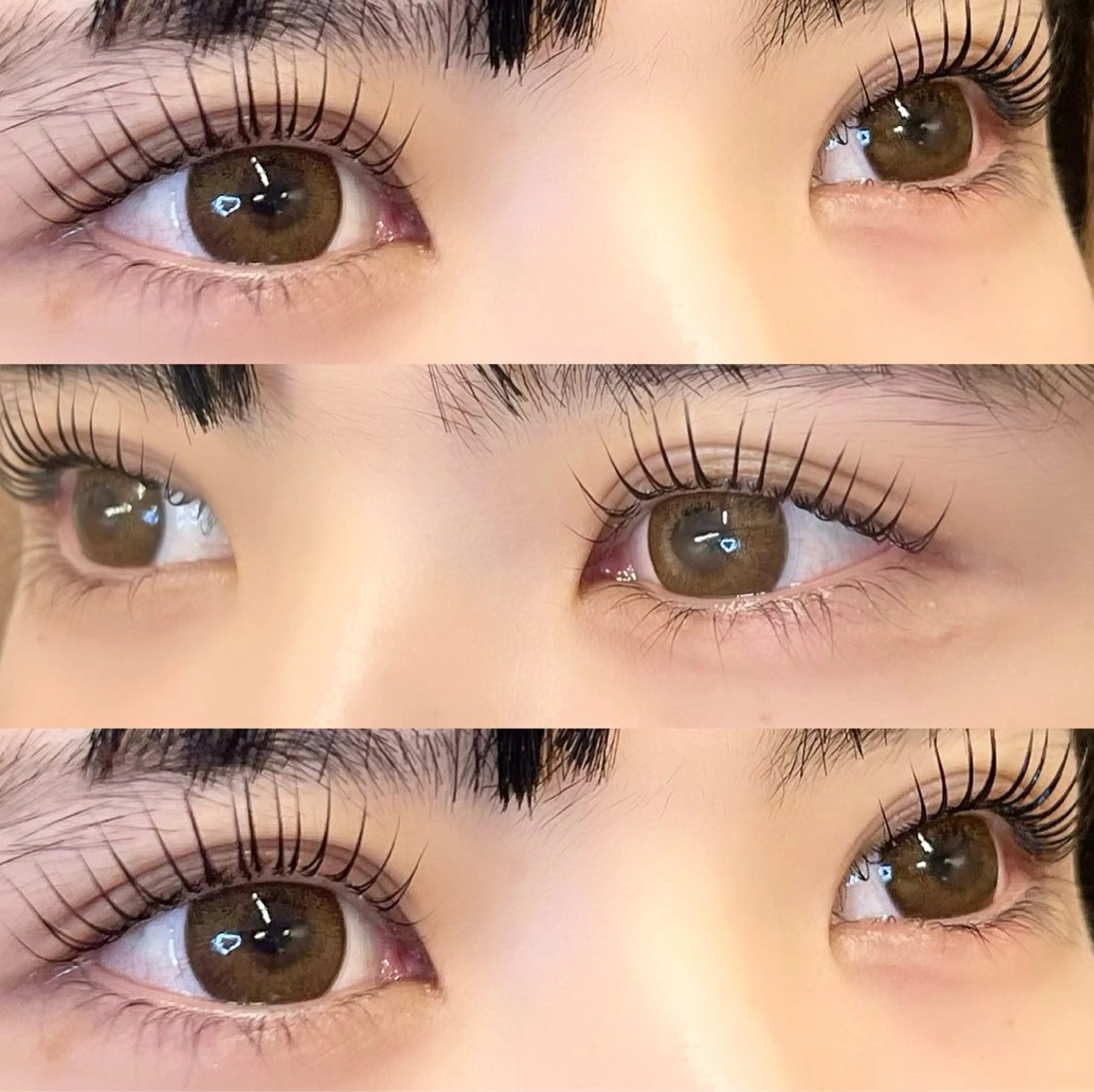 ♡2回目以降♡リピーター様♡似合わせデザイン🧚🏻ラッシュリフト まつ毛パーマ🪄︎︎束感コーティングの写真