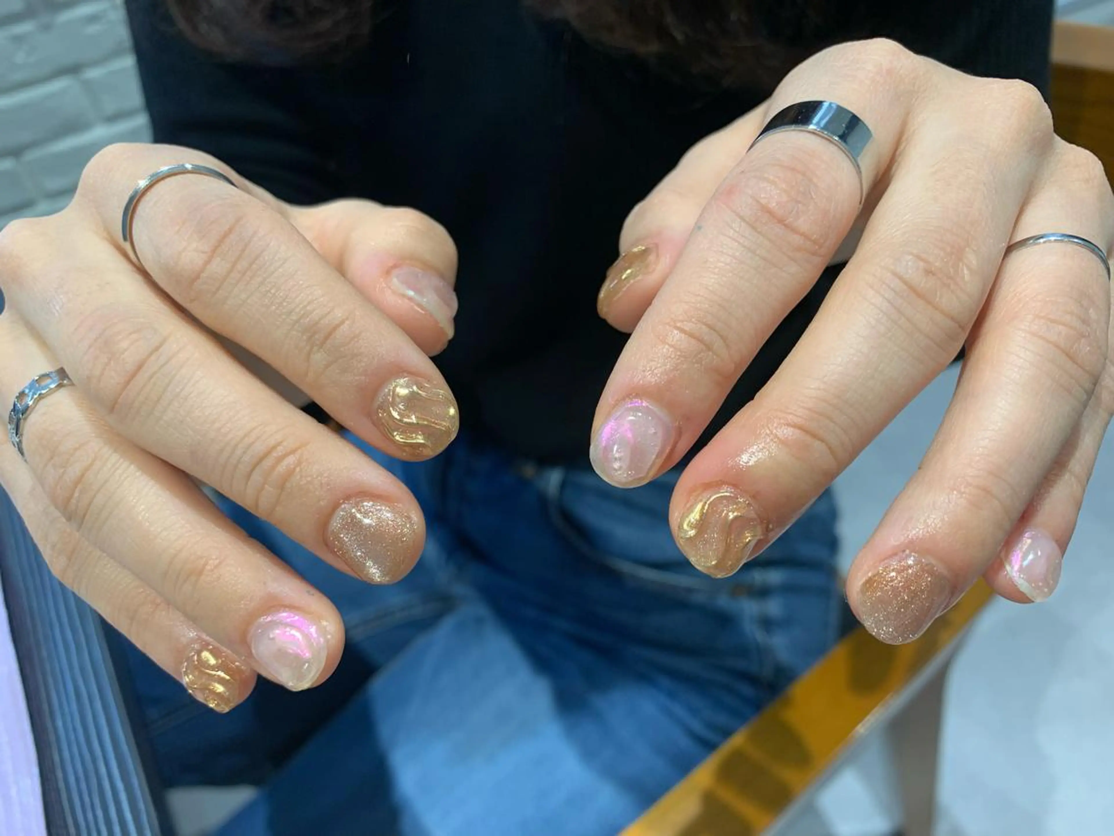 ネイル ニュアンスネイル マキノ ユイのネイルデザイン