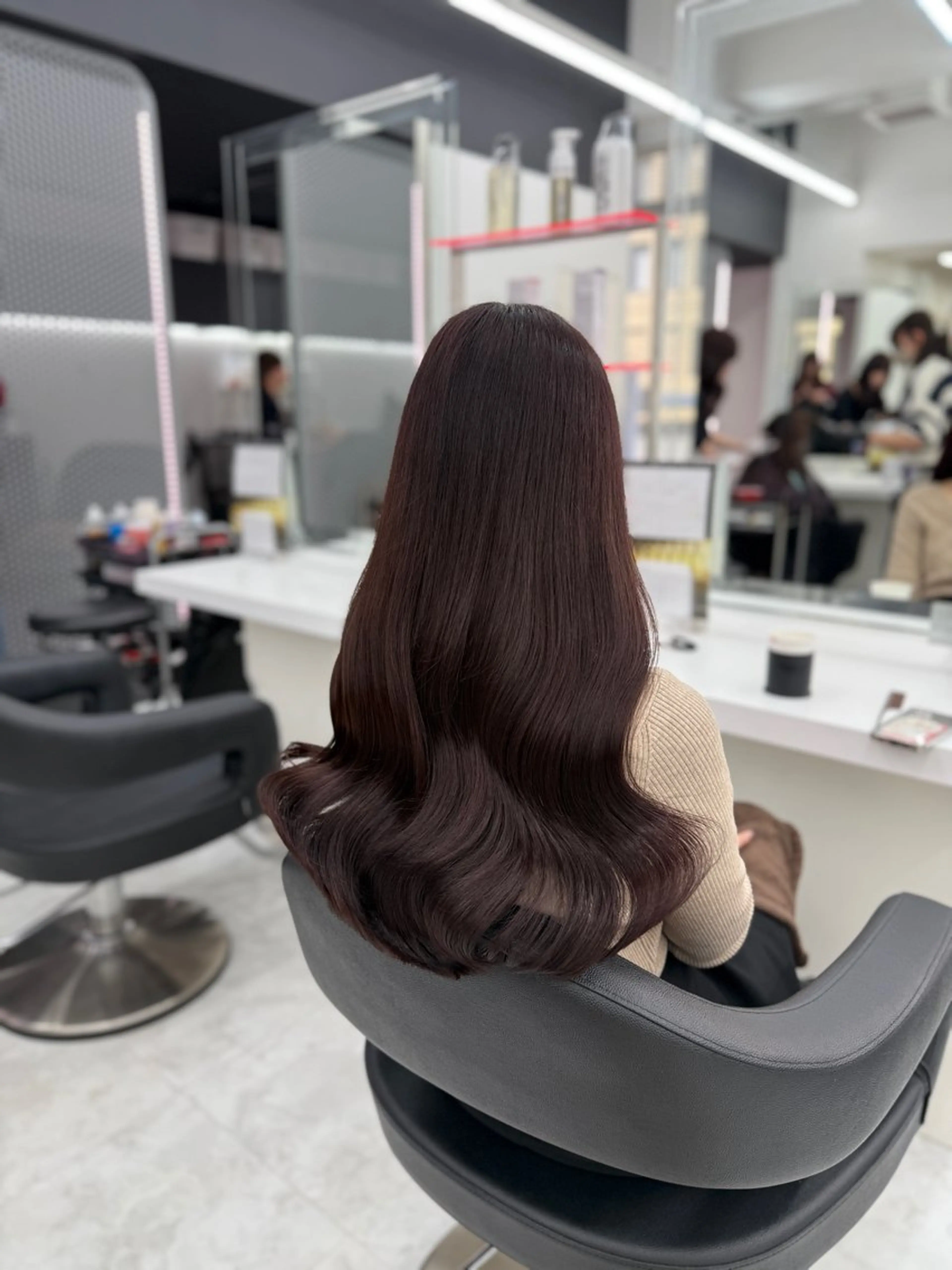 ロング カラー ヘアアレンジ ブリーチ ダブルカラー ラベンダーカラー ブリーチなしカラー ヘアカラー トリートメント ヘアセット 🎀Girly艶髪カ ラー🎀Harukaのヘアスタイル