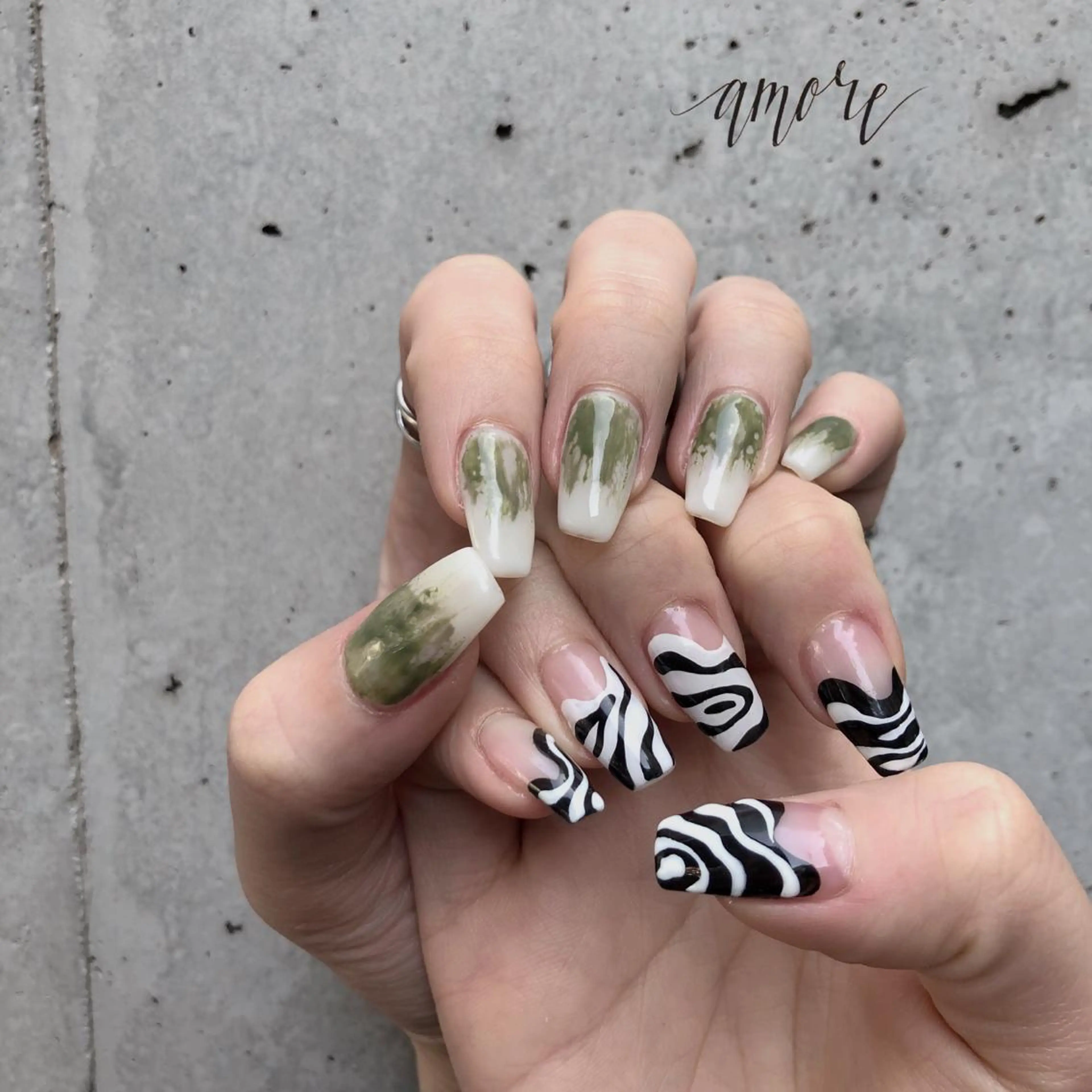 ネイル アートネイル クリアネイル ジェルネイル ニュアンスネイル 春ネイル You kyehwaのネイルデザイン