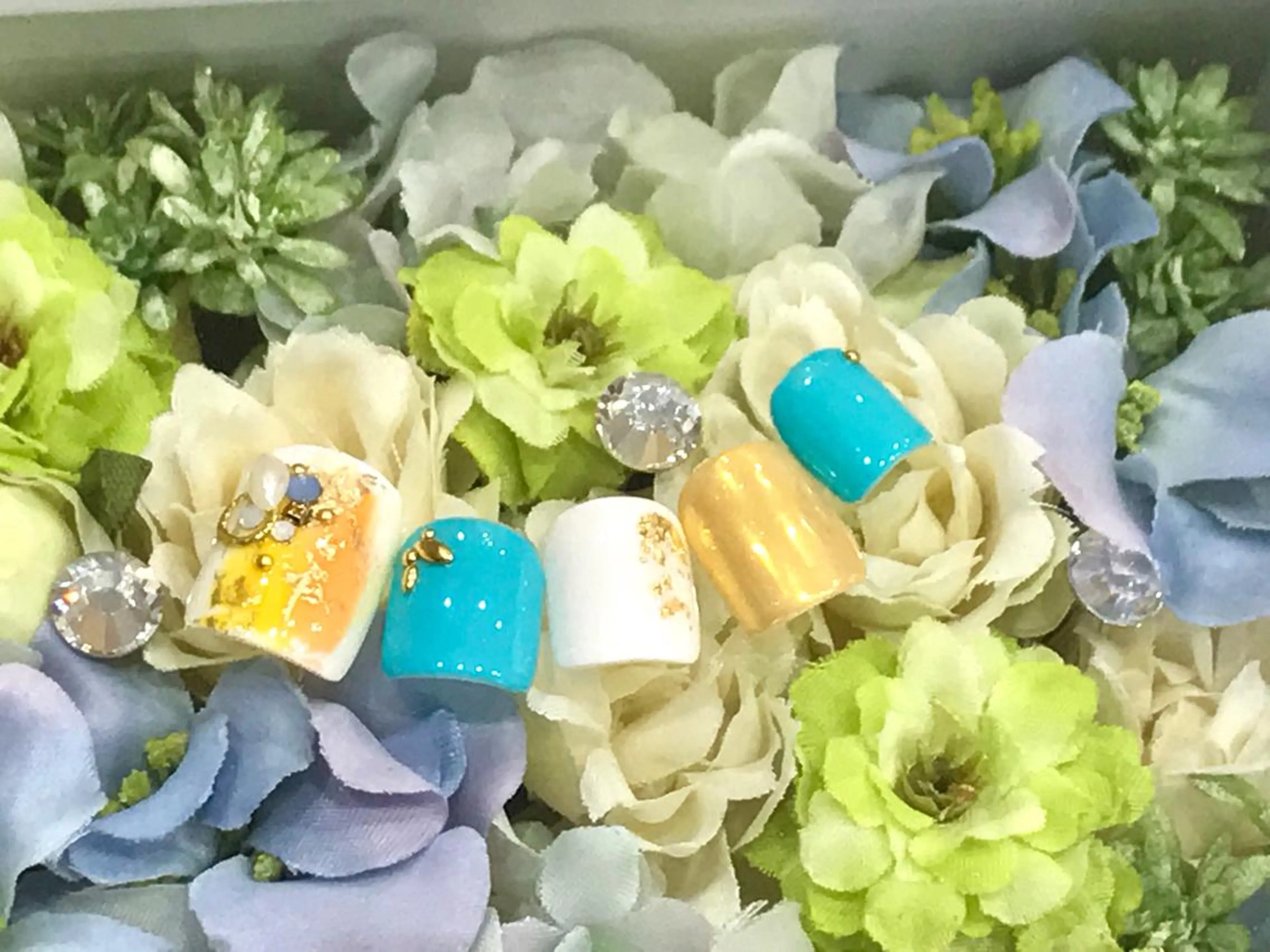 ショート ネイル フットネイル METORO NAILのネイルデザイン