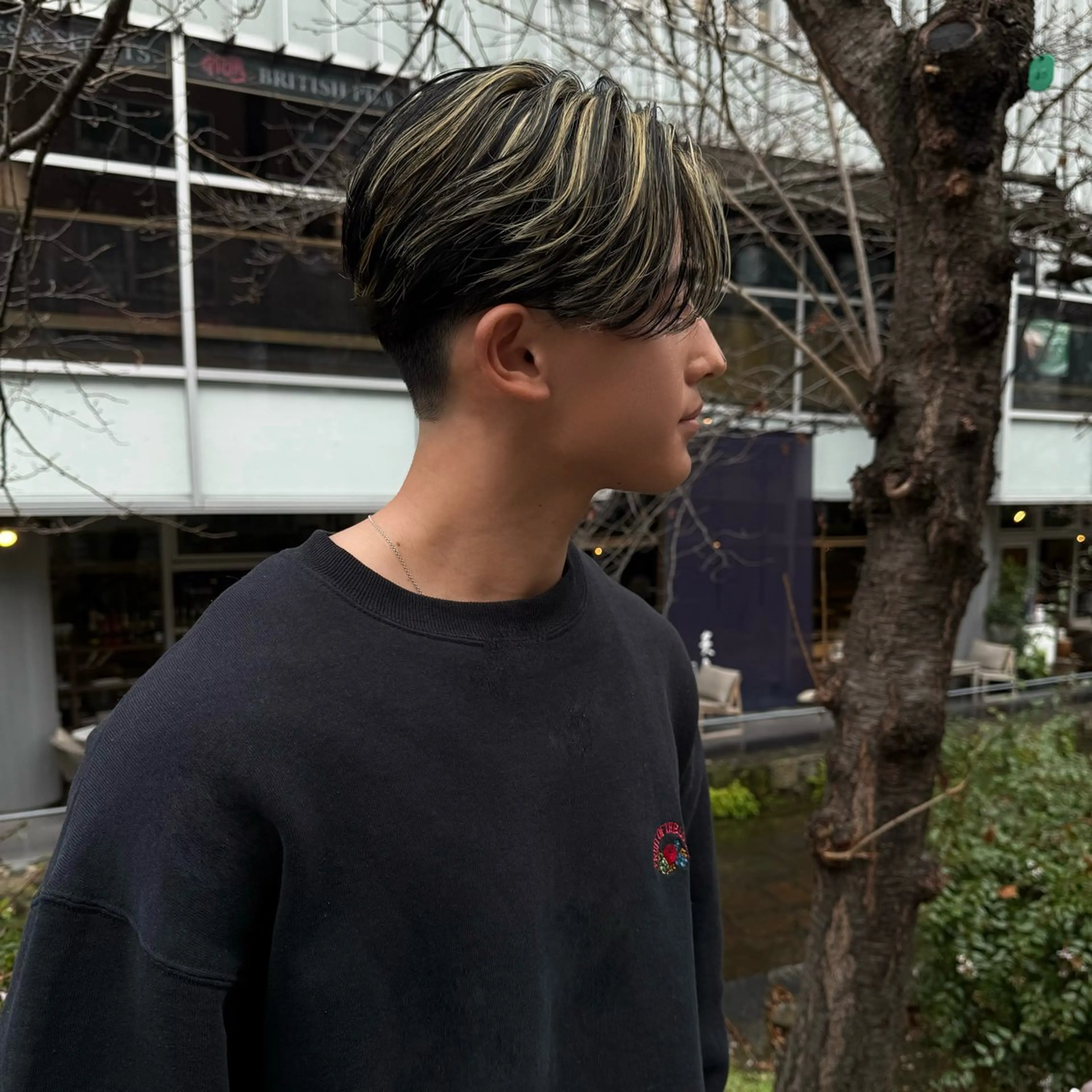 ショート カラー メンズ カット ヘアカラー 希佳/メンズ ハイトーンカラーのヘアスタイル