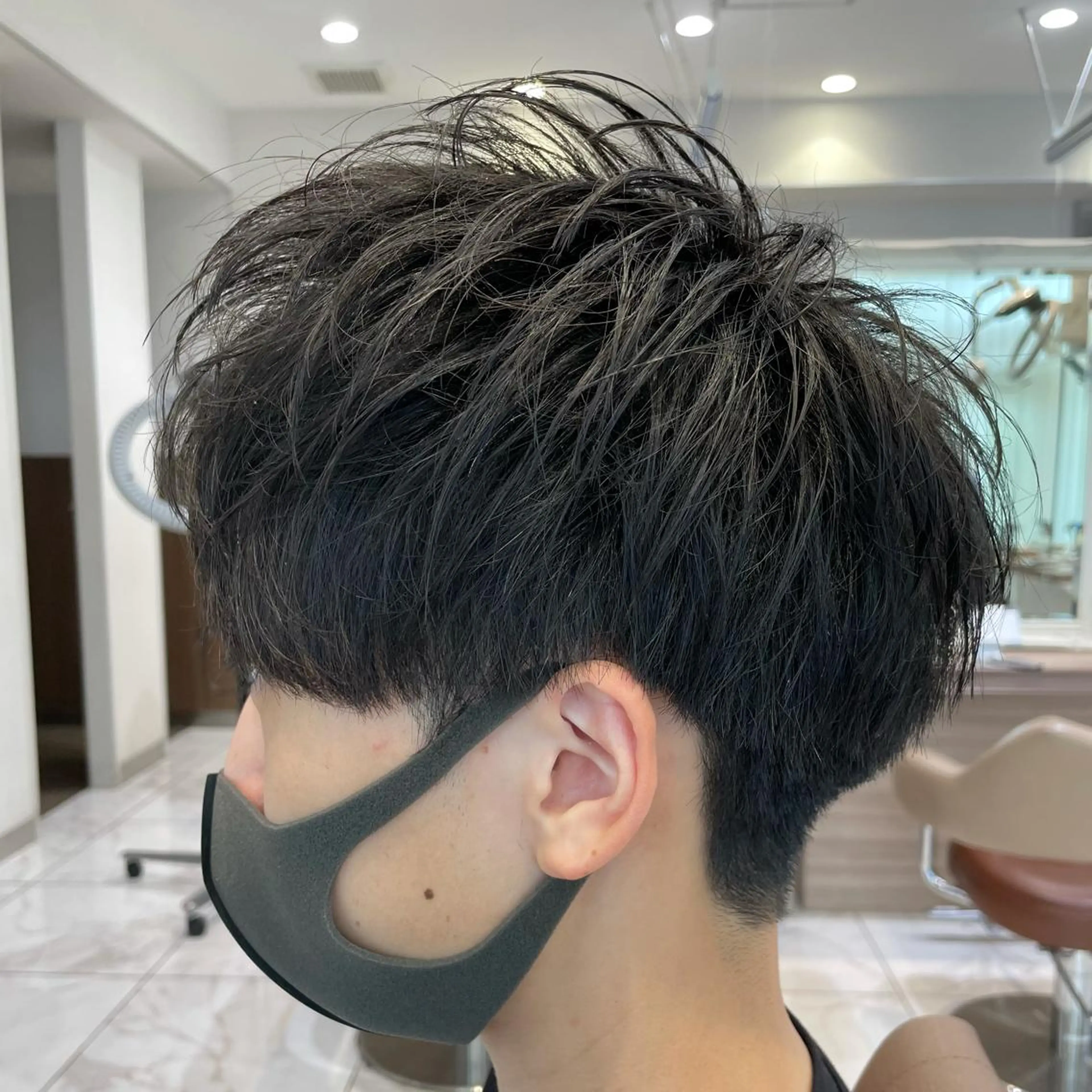 ショート メンズ カット 【メンズ縮毛矯正】 田中秀斗のヘアスタイル