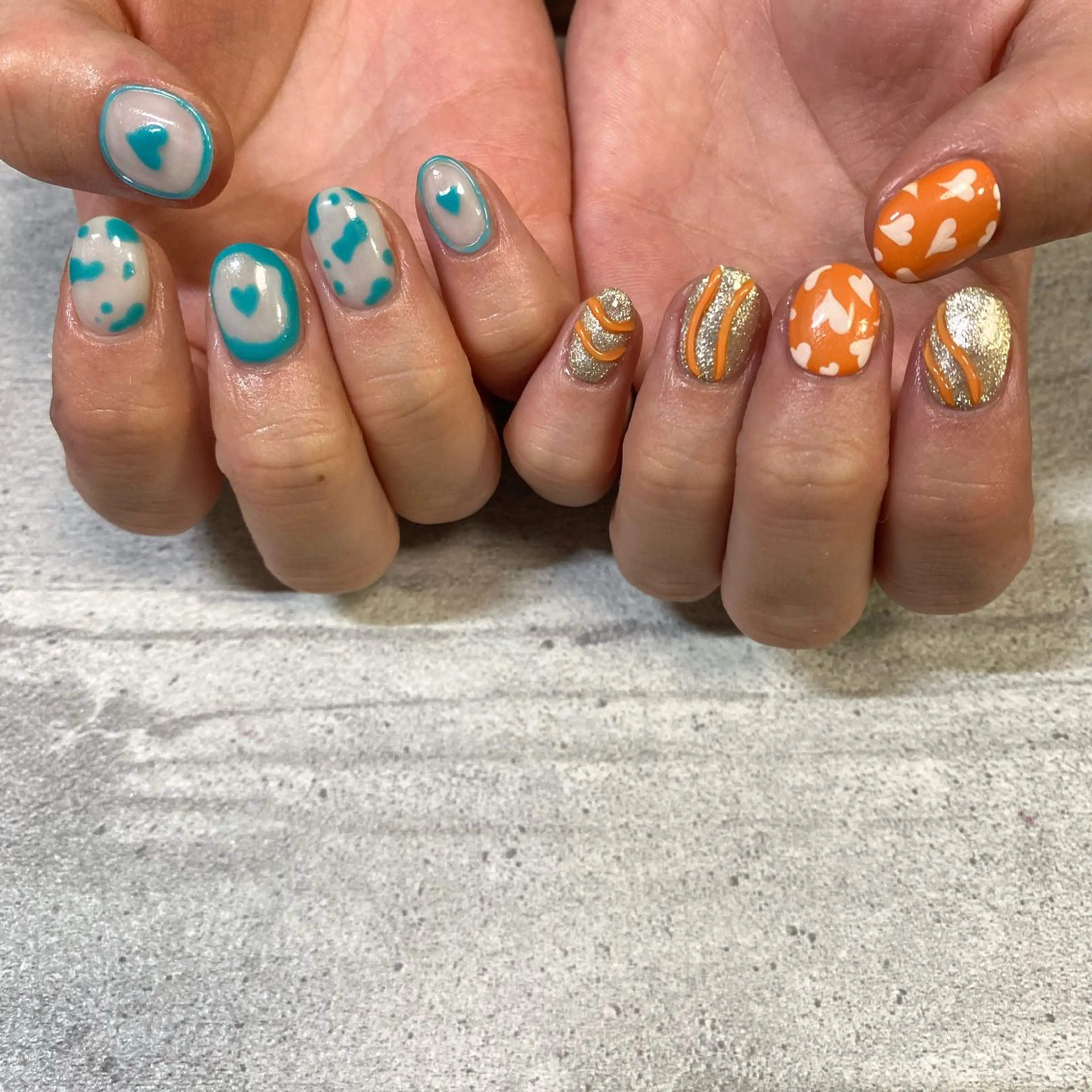 メンズ ネイル 今福鶴見ネイル 8(ｴｲﾄ)のネイルデザイン