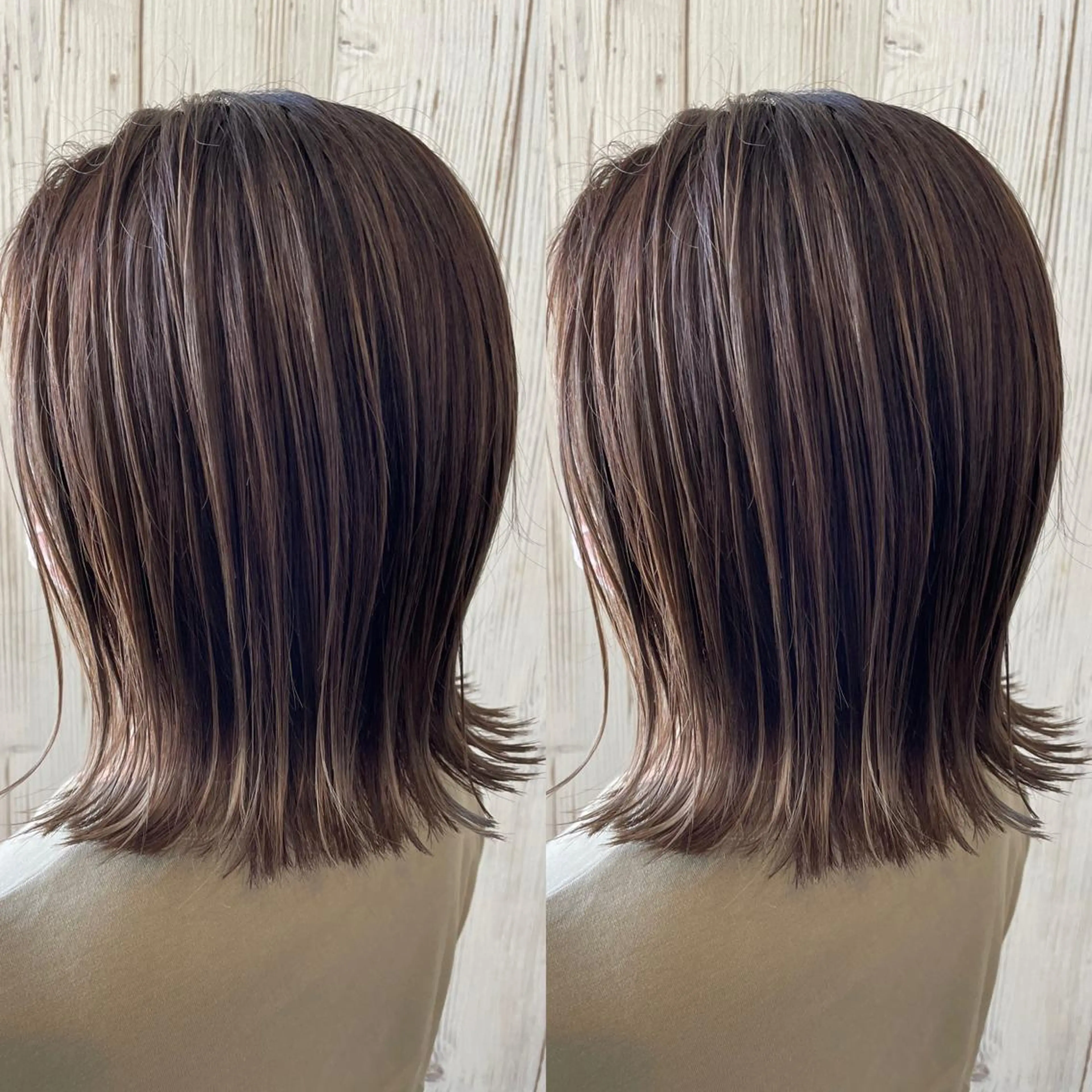 ミディアム カラー ブリーチ ハイライトカラー ハイライト ヘアカラー トリートメント ヘアサロンオスカー 岸和田蛸地蔵店のヘアスタイル