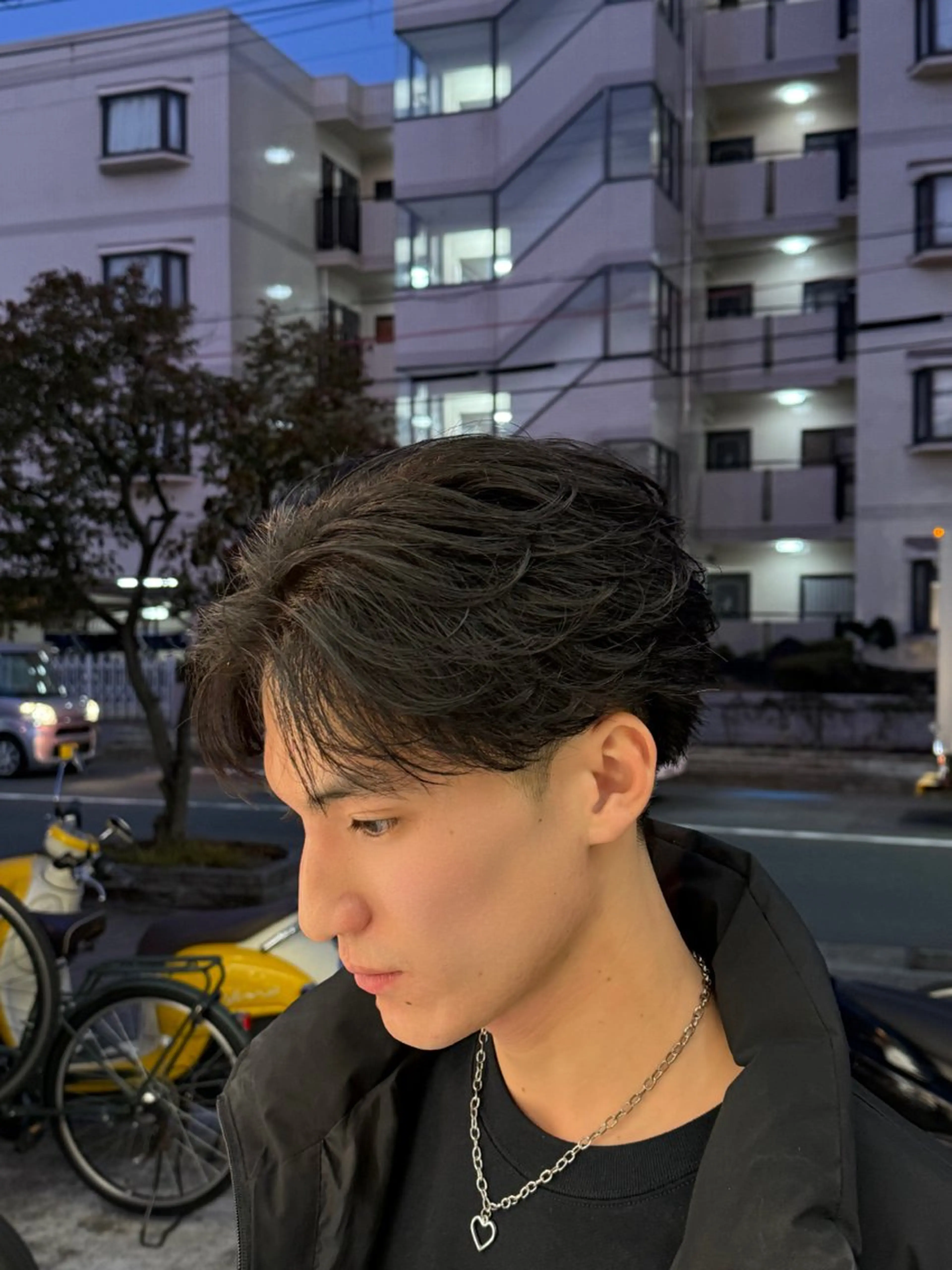 メンズ フェザーパーマ メンズパーマ カット パーマ [Tidehair] Riruのヘアスタイル