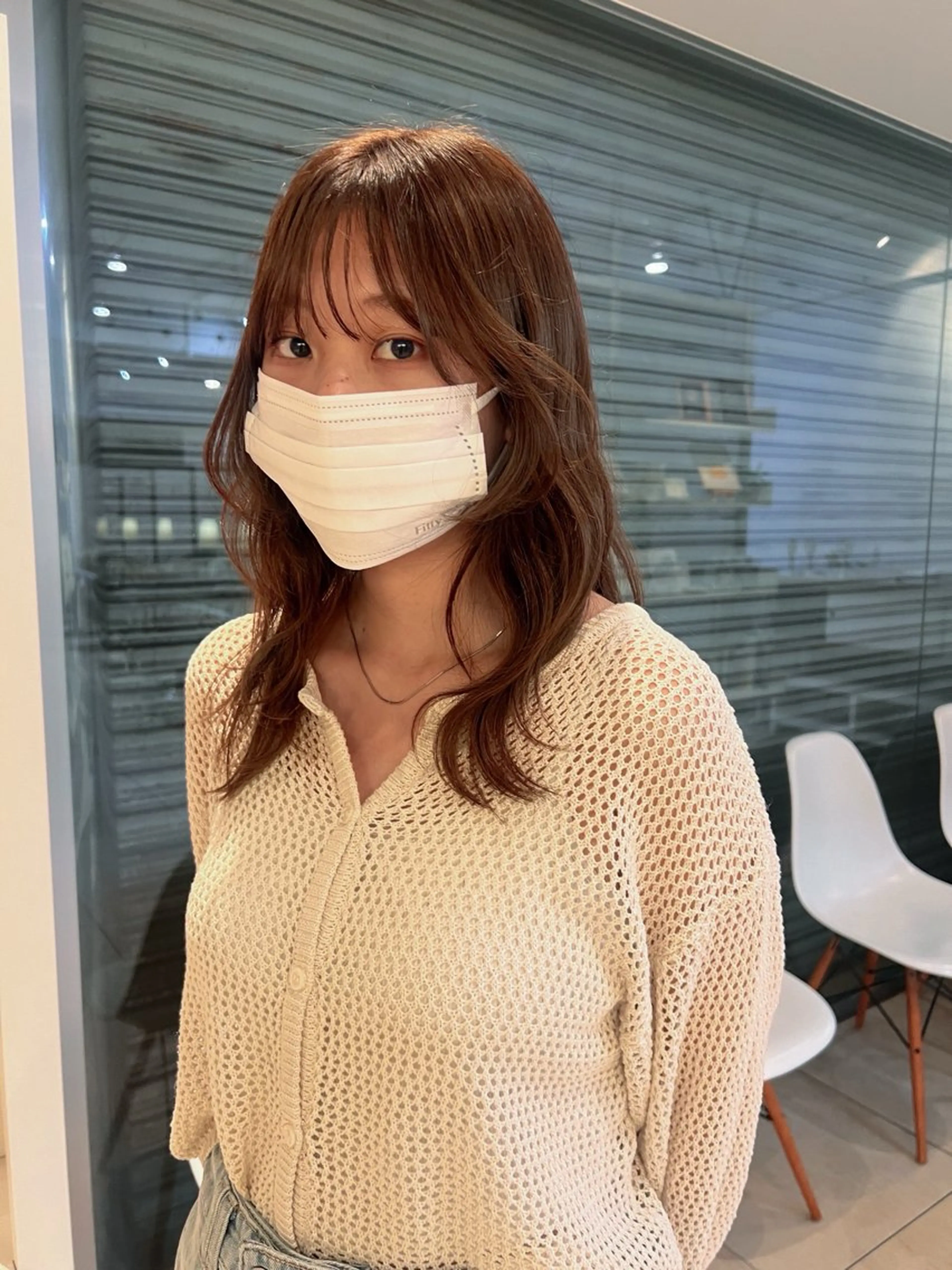 ミディアム カラー リリカ🐈‍⬛メンズ カットモデル/上永谷のヘアスタイル