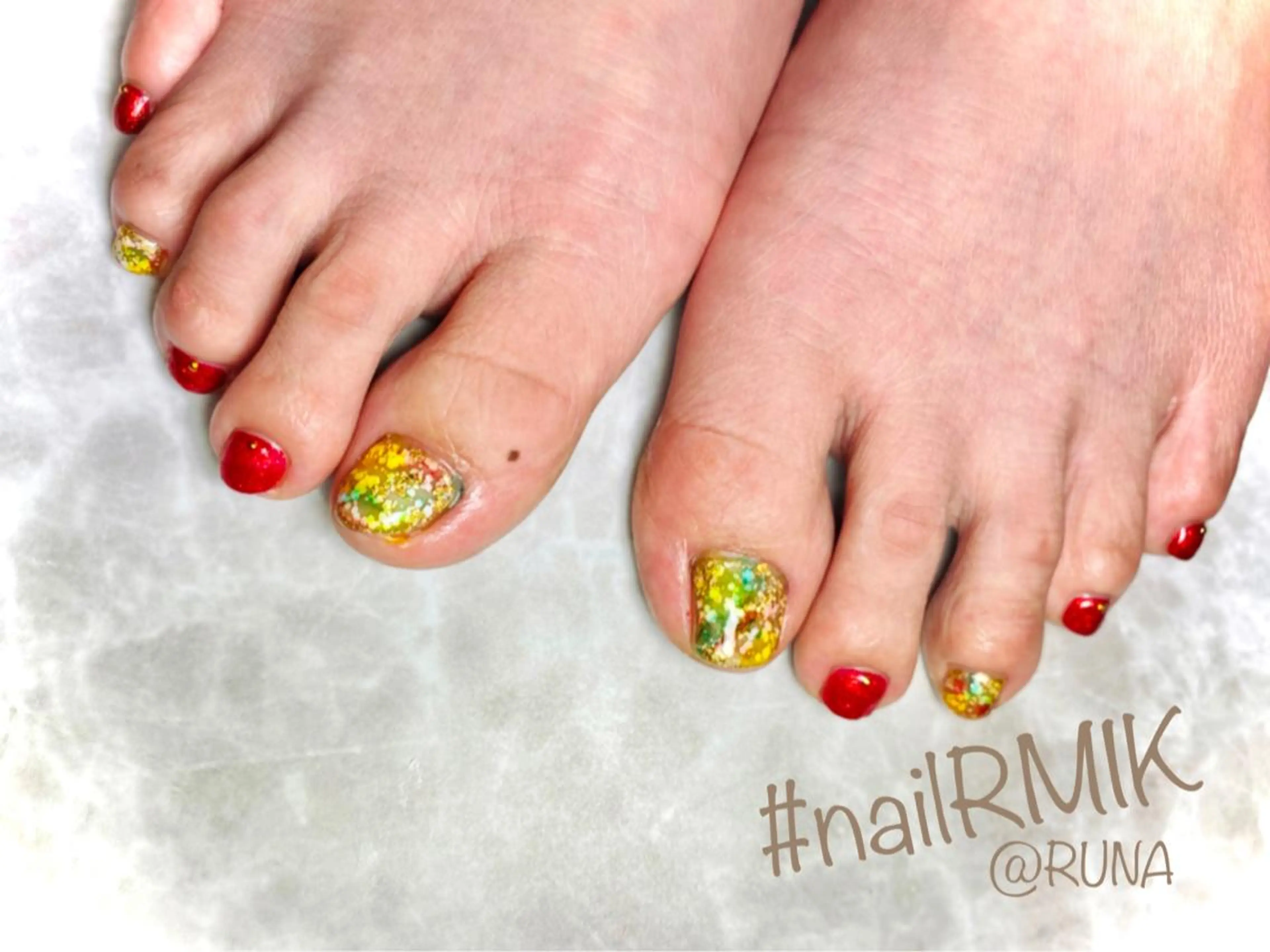 ネイル フットネイル nailsalon RMIKのネイルデザイン