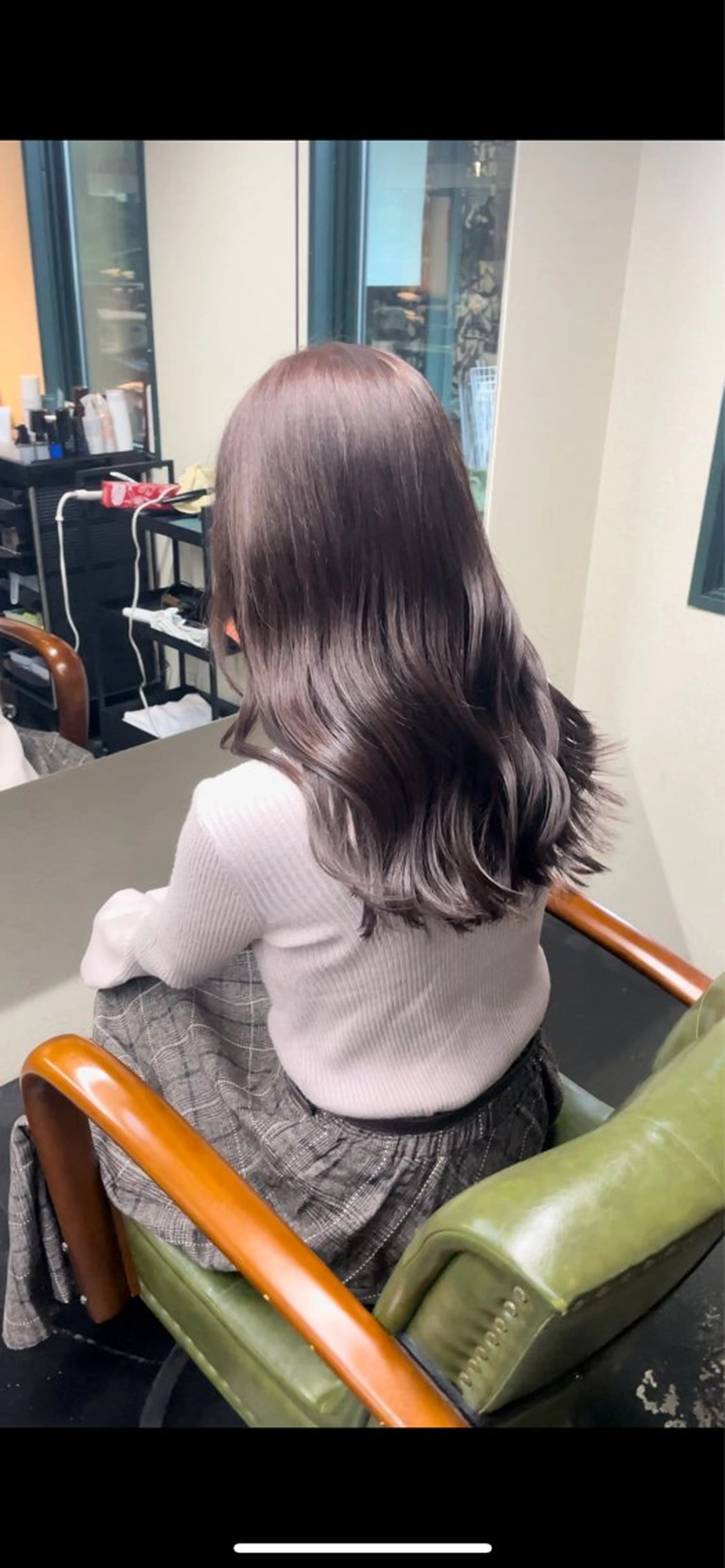 ロング 宇藤 稜のヘアスタイル