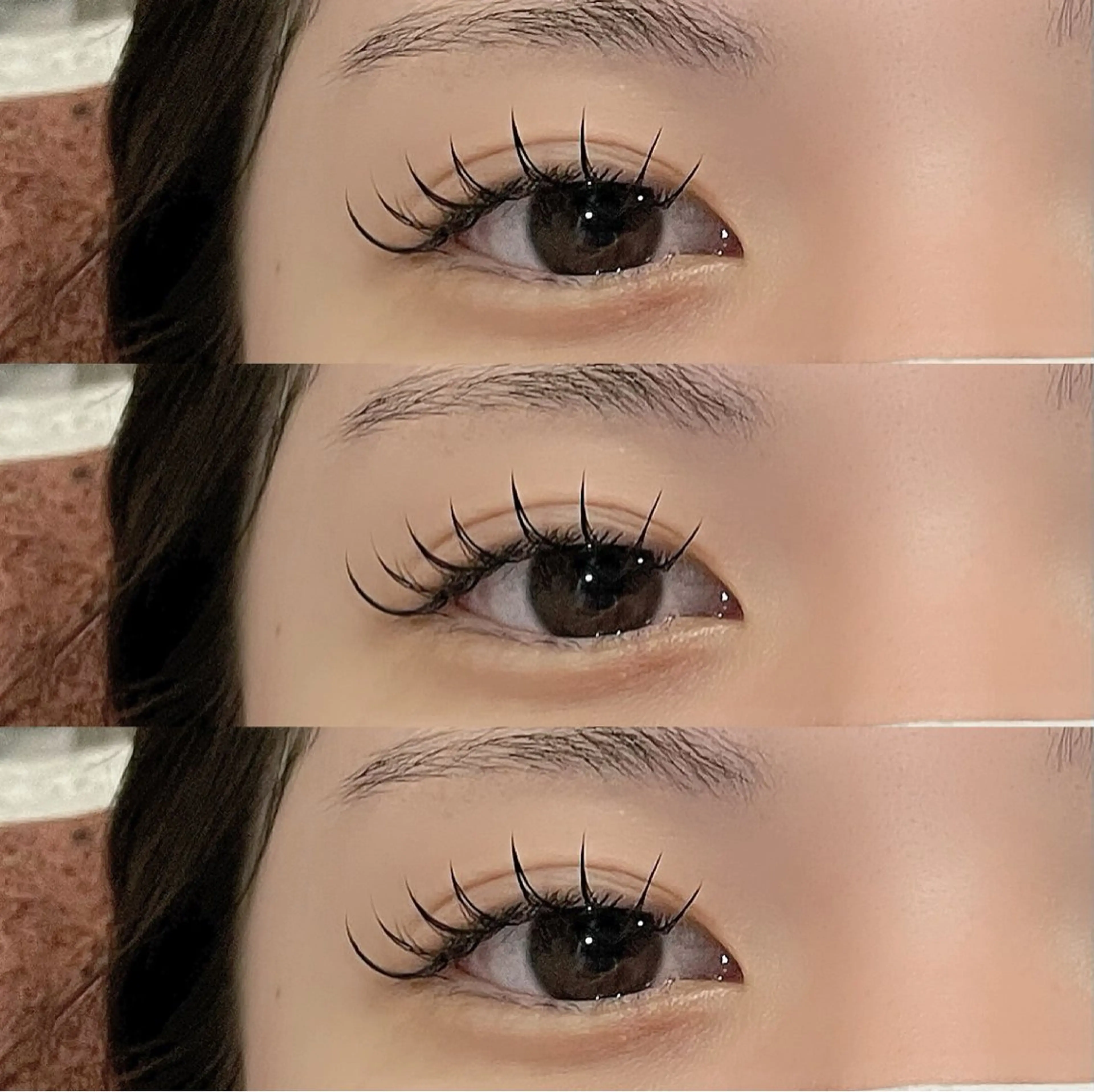 【オフ無料】🎀フラットラッシュ120本🎀美容液コーティング仕上げ🌟の写真