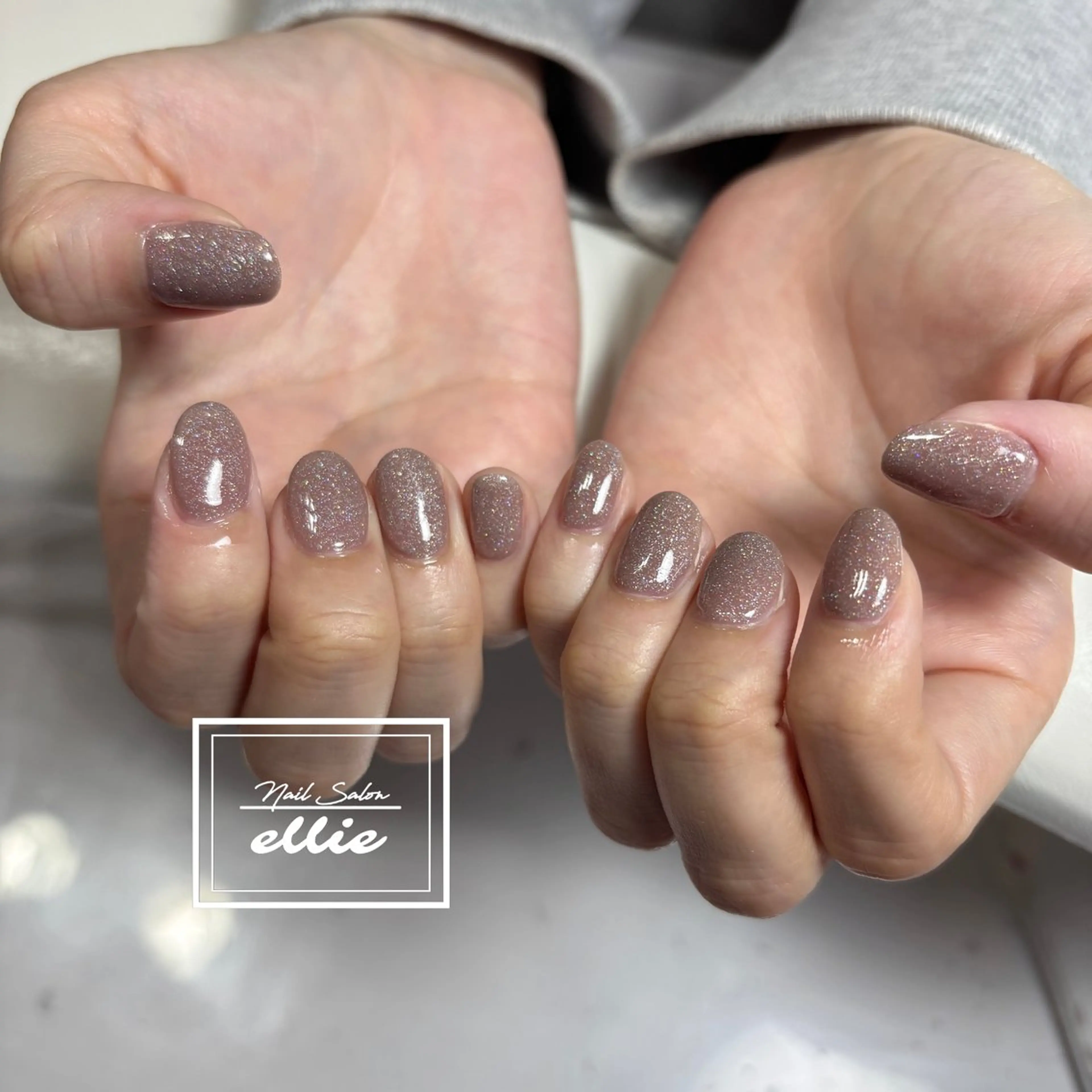 ネイル ラメ(グリッター) ワンカラーネイル Nail Salon ellie 🐣のネイルデザイン