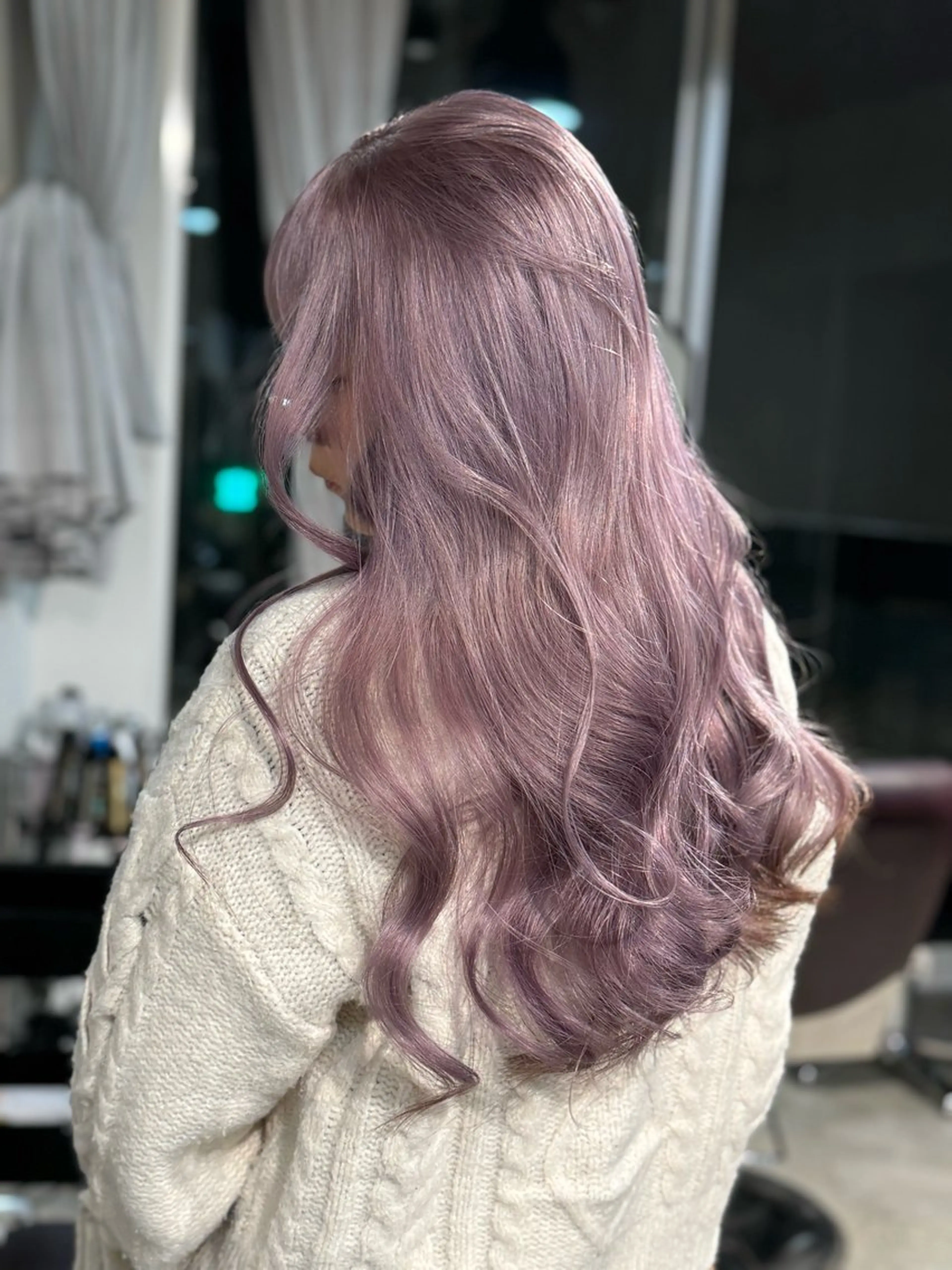 ロング カラー カット ヘアカラー トリートメント ヘアセット 💜ハイトーン💛 マジカルかいちゃんのヘアスタイル