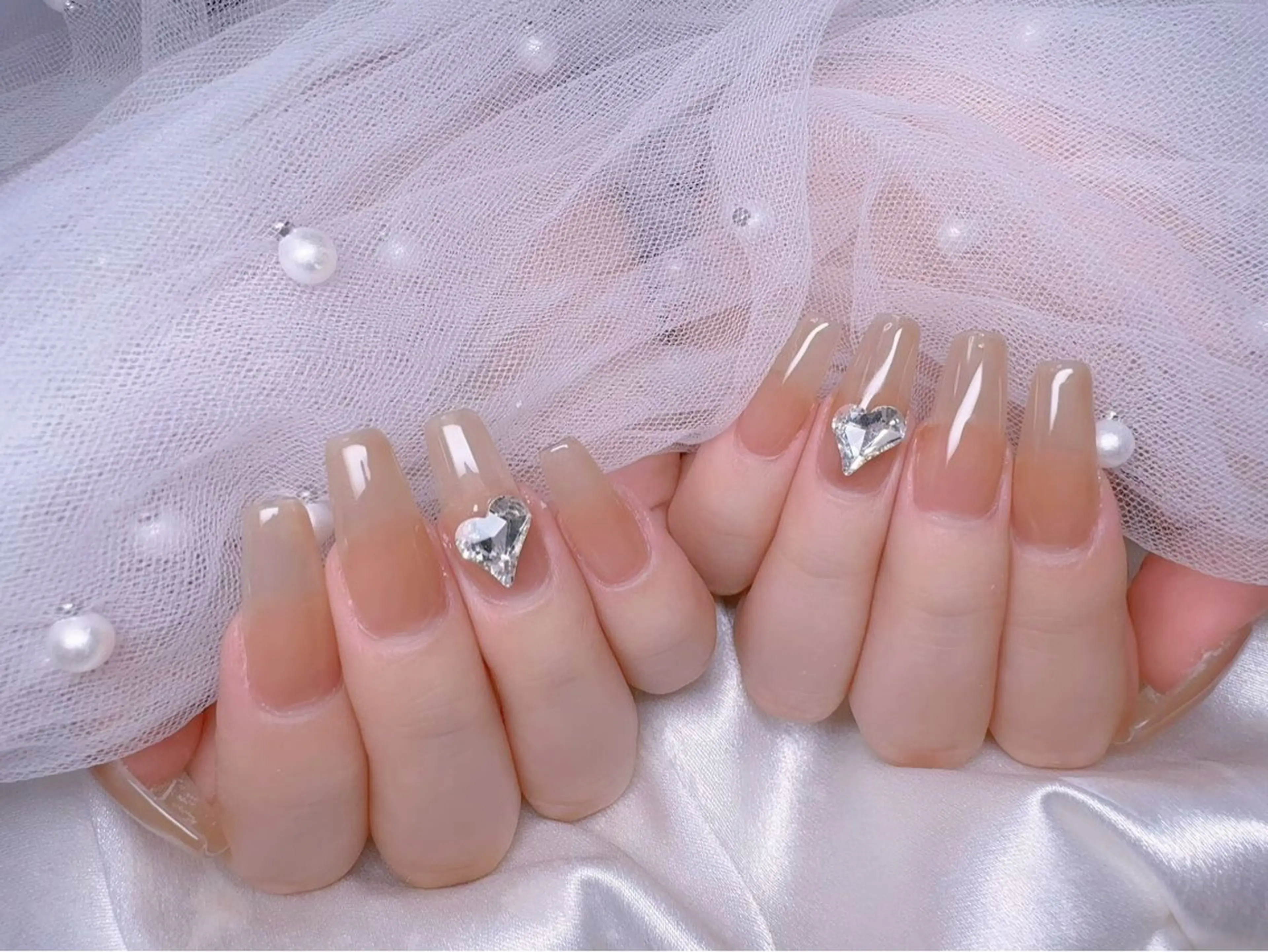 ＜チップ長さだし＞ワンカラー新規２本パ-ツが無料の写真