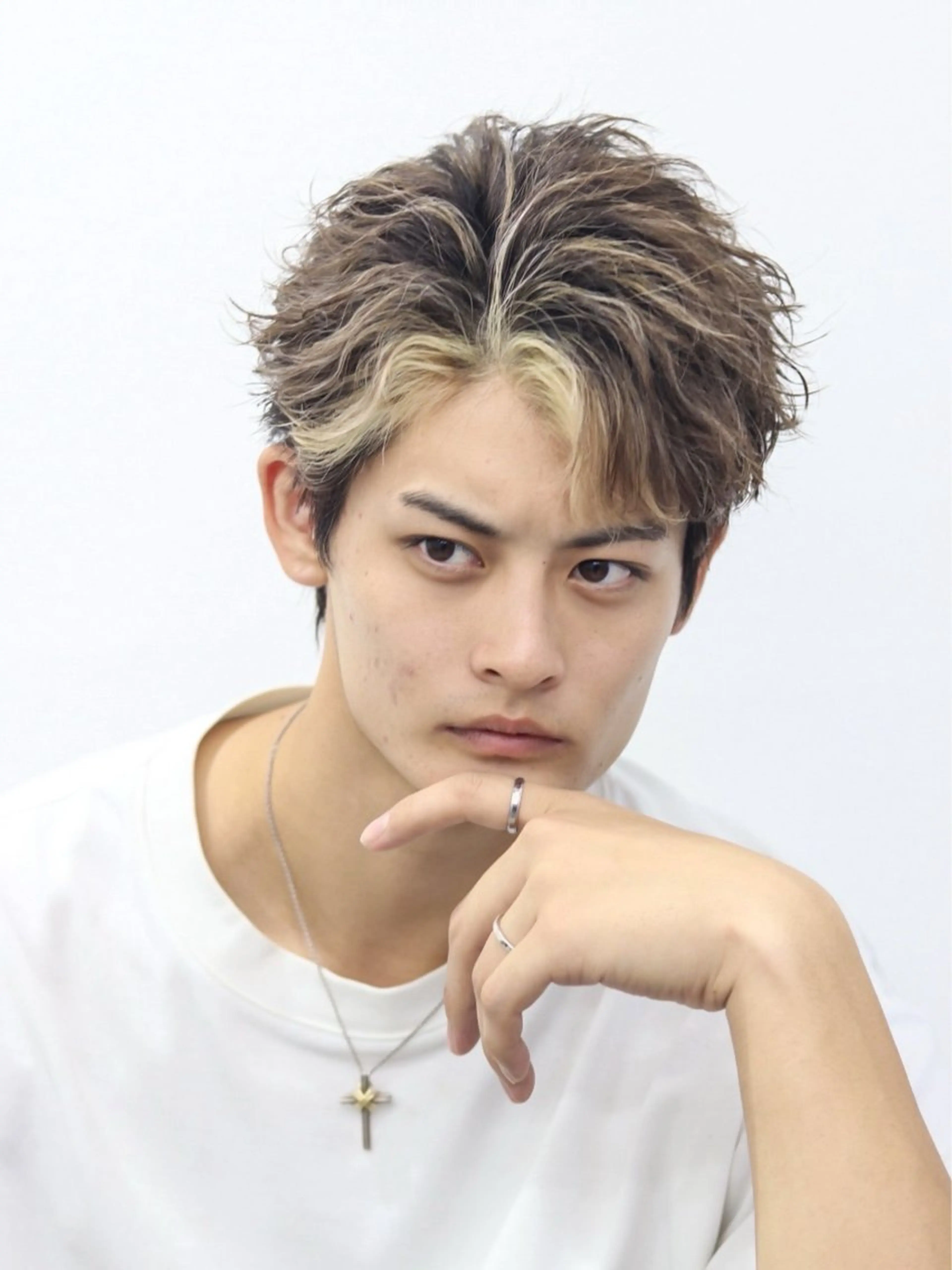 カラー メンズ カット ヘアカラー パーマ職人🔥／短髪 執行役員／YUTAのヘアスタイル