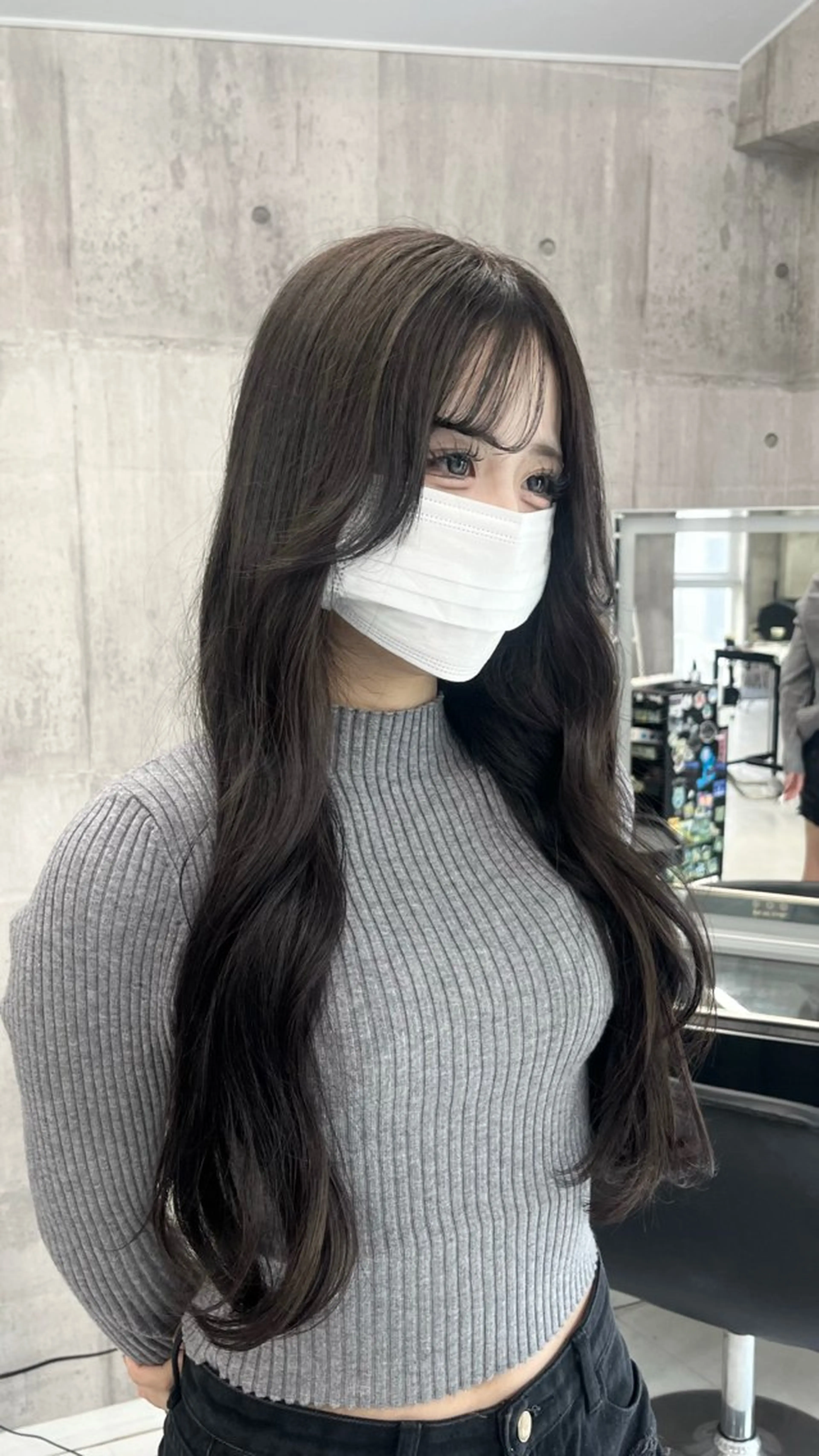 ⌇﻿🧼ミニモ限定🎀⌇﻿《黒染めしたくない方もお任せください！》【就活カラー🏫⭐️➕高保湿トリートメント】の写真