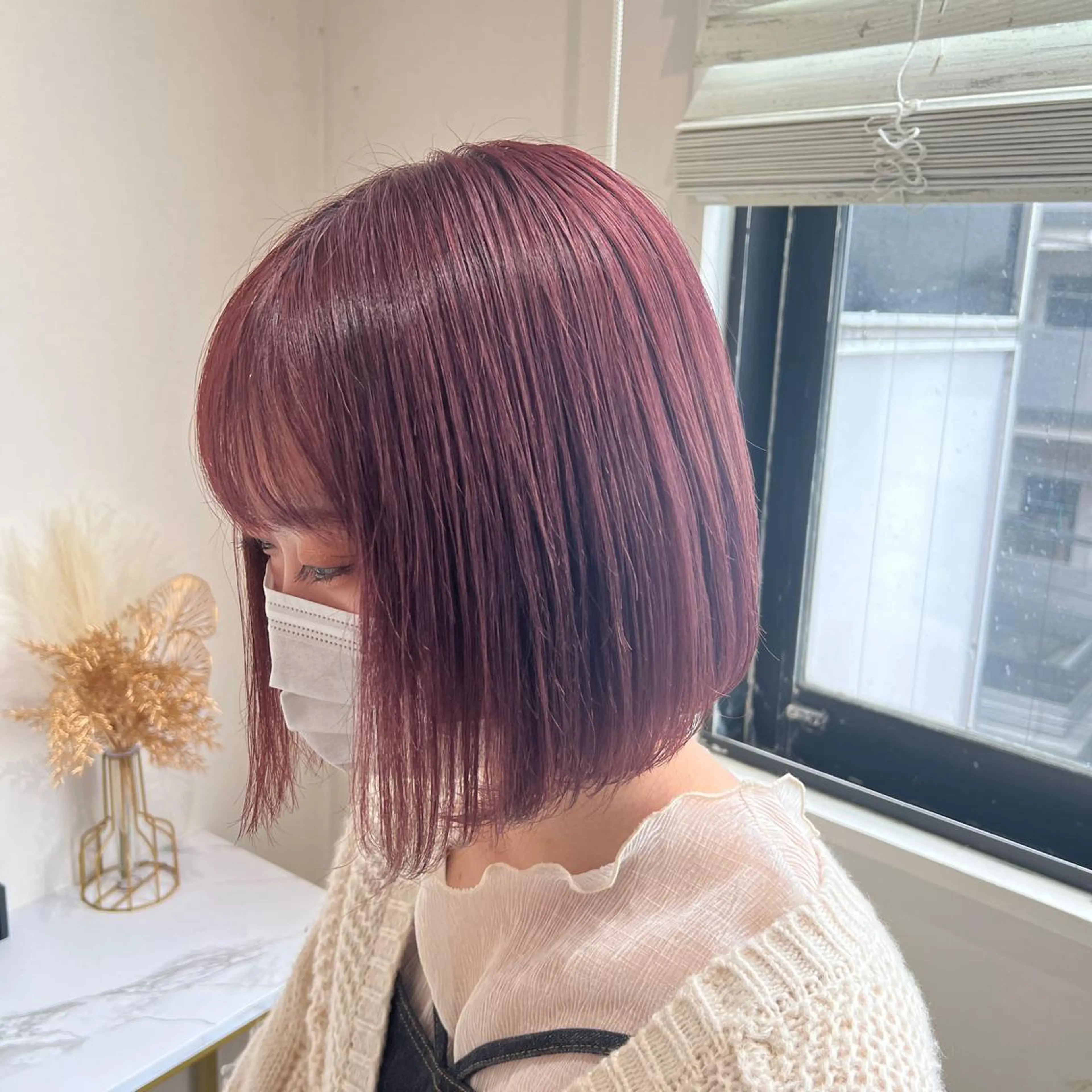 ミディアム カラー IVY所属・髪質改善/韓国ヘア 顔まわり特化yutoのヘアスタイル