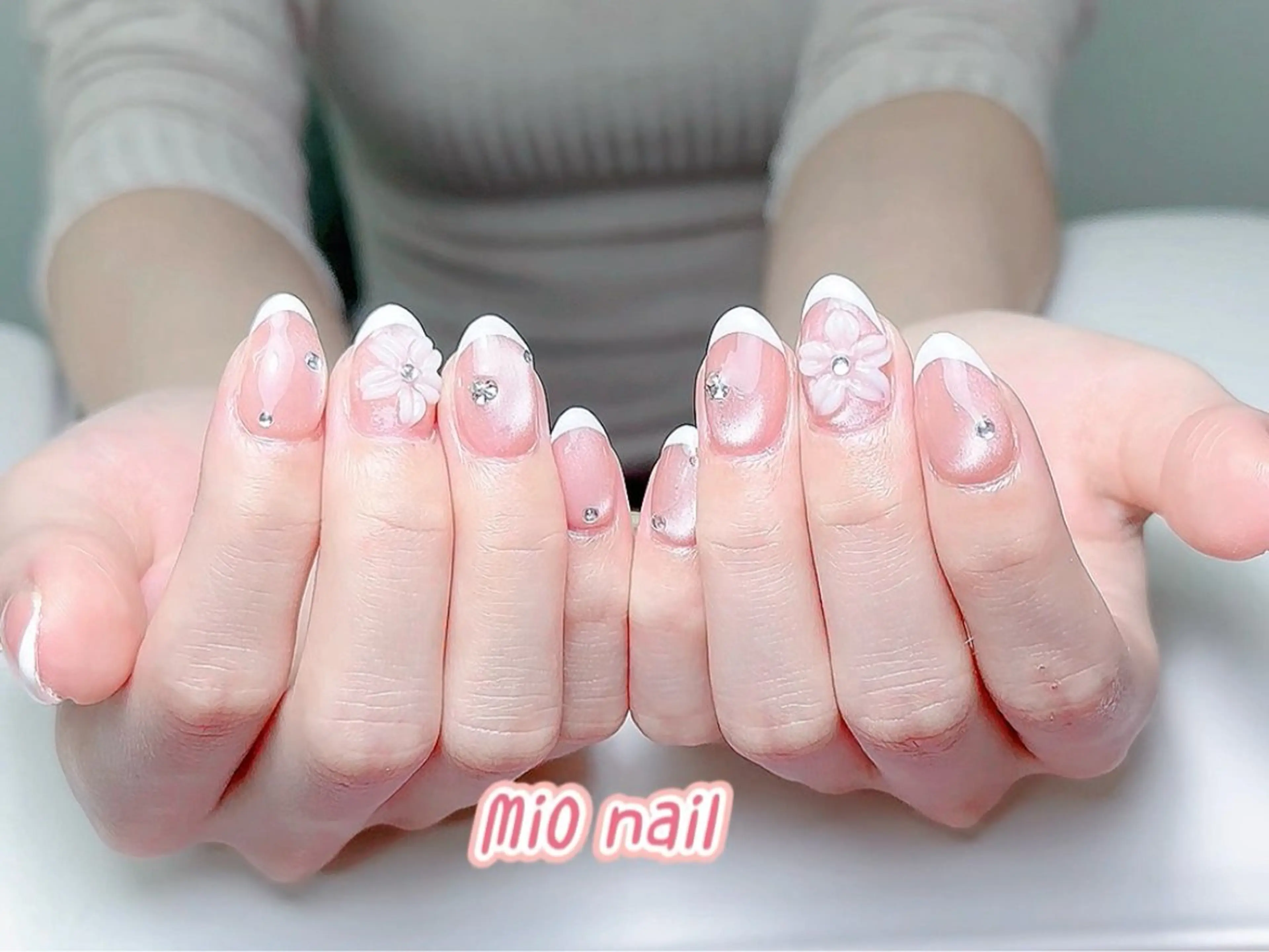 ネイル ジェルネイル 韓国ネイル 持ち込み オフィスネイル ワンホンネイル MiO Nailのネイルデザイン