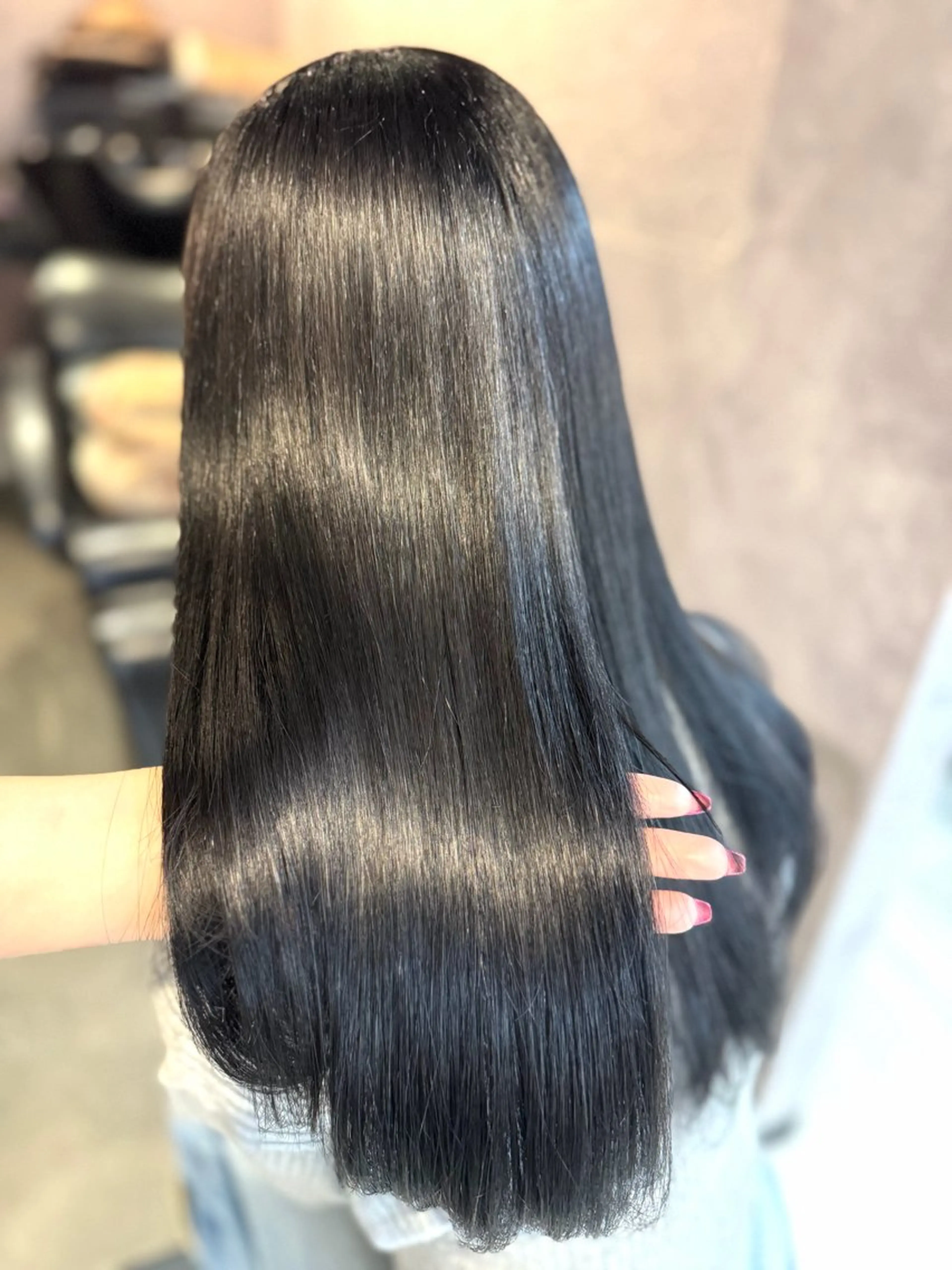 ロング カラー ヘアカラー トリートメント 🩶鈴木茉奈🩶艶髪 /透明感/暖色カラーのヘアスタイル