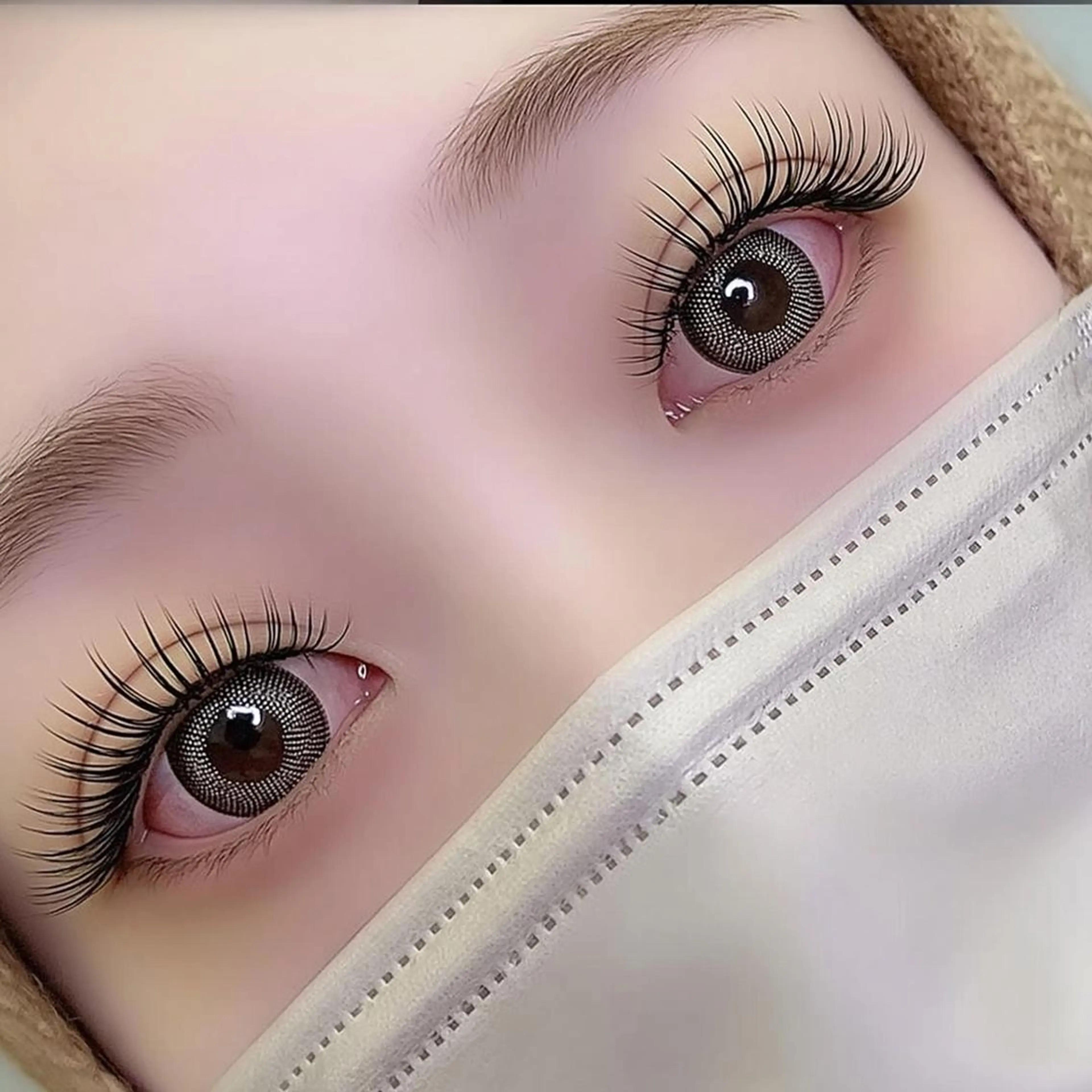 マツエク・マツパ 束感まつ毛 韓国風マツエク パリジェンヌラッシュリフト まつげパーマ マツパ PLATINUM DOLL arisaのマツエク・マツパデザイン