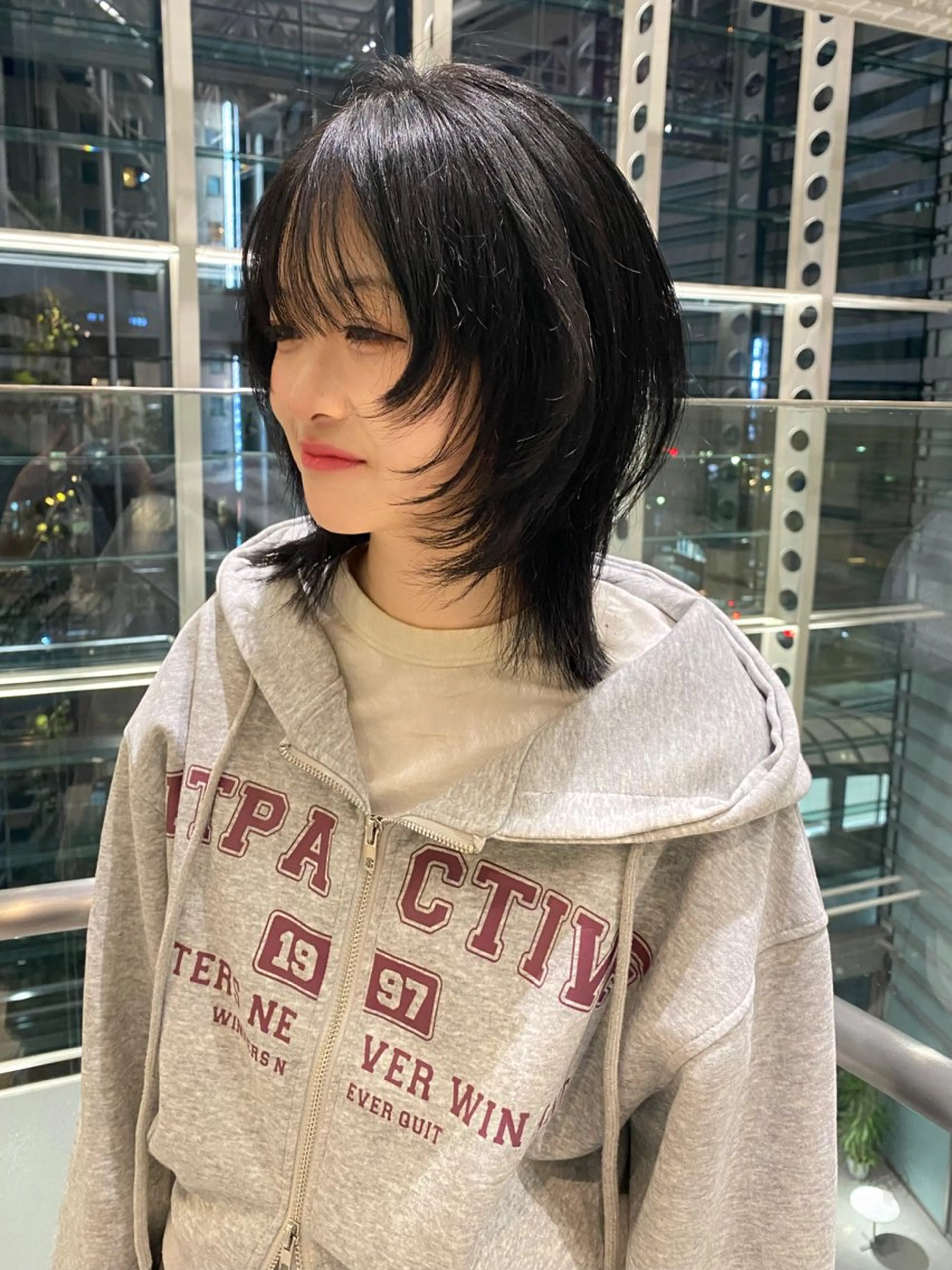 ミディアム カラー カット ヘアカラー トリートメント mai / linoah˚✧のヘアスタイル