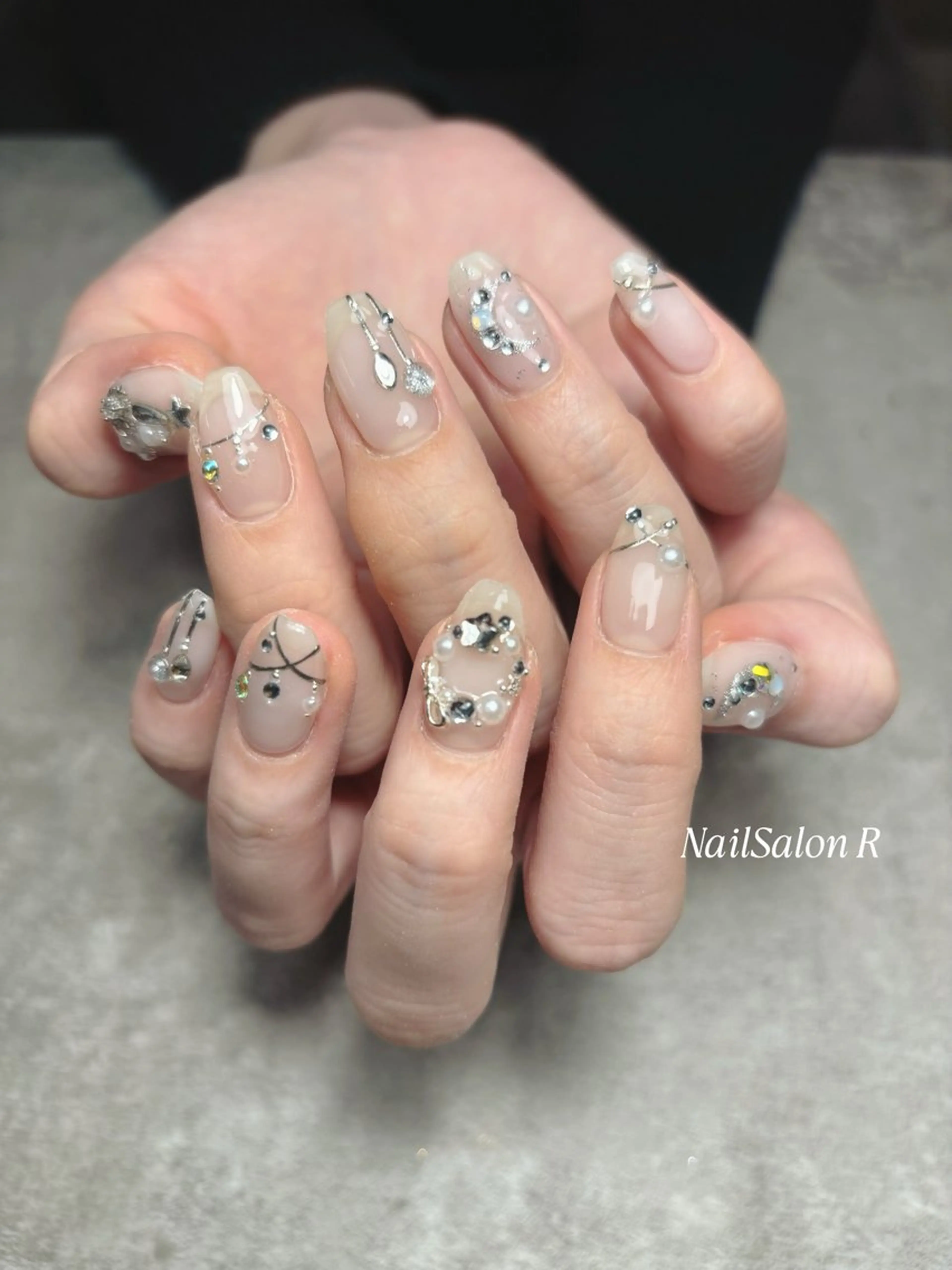 ネイル アートネイル チークネイル 長さ出し フットネイル ジェルネイル ハンドネイル NailSalonR 宮里のネイルデザイン