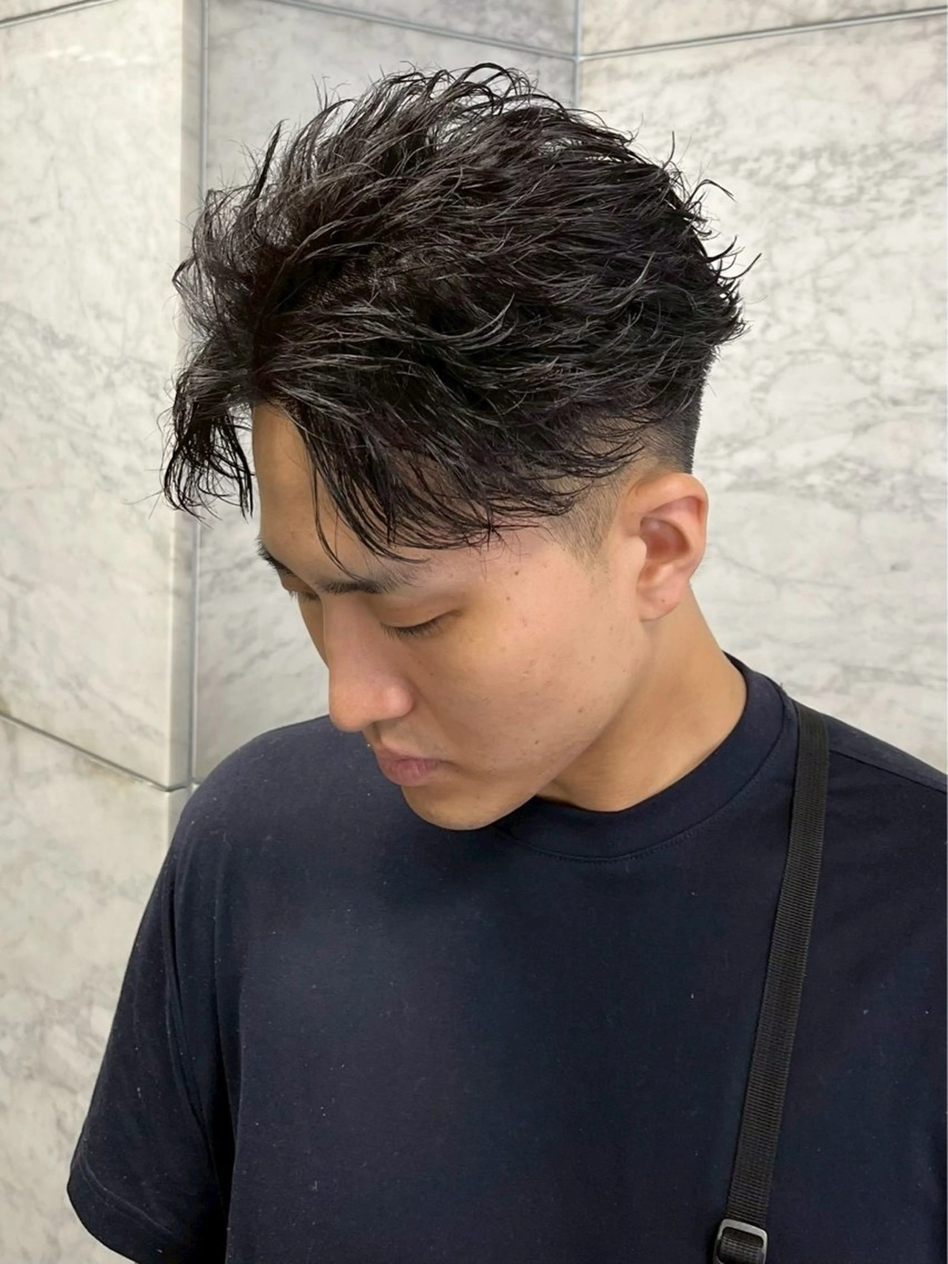 メンズ 京都駅メンズサロン マッシュのヘアスタイル