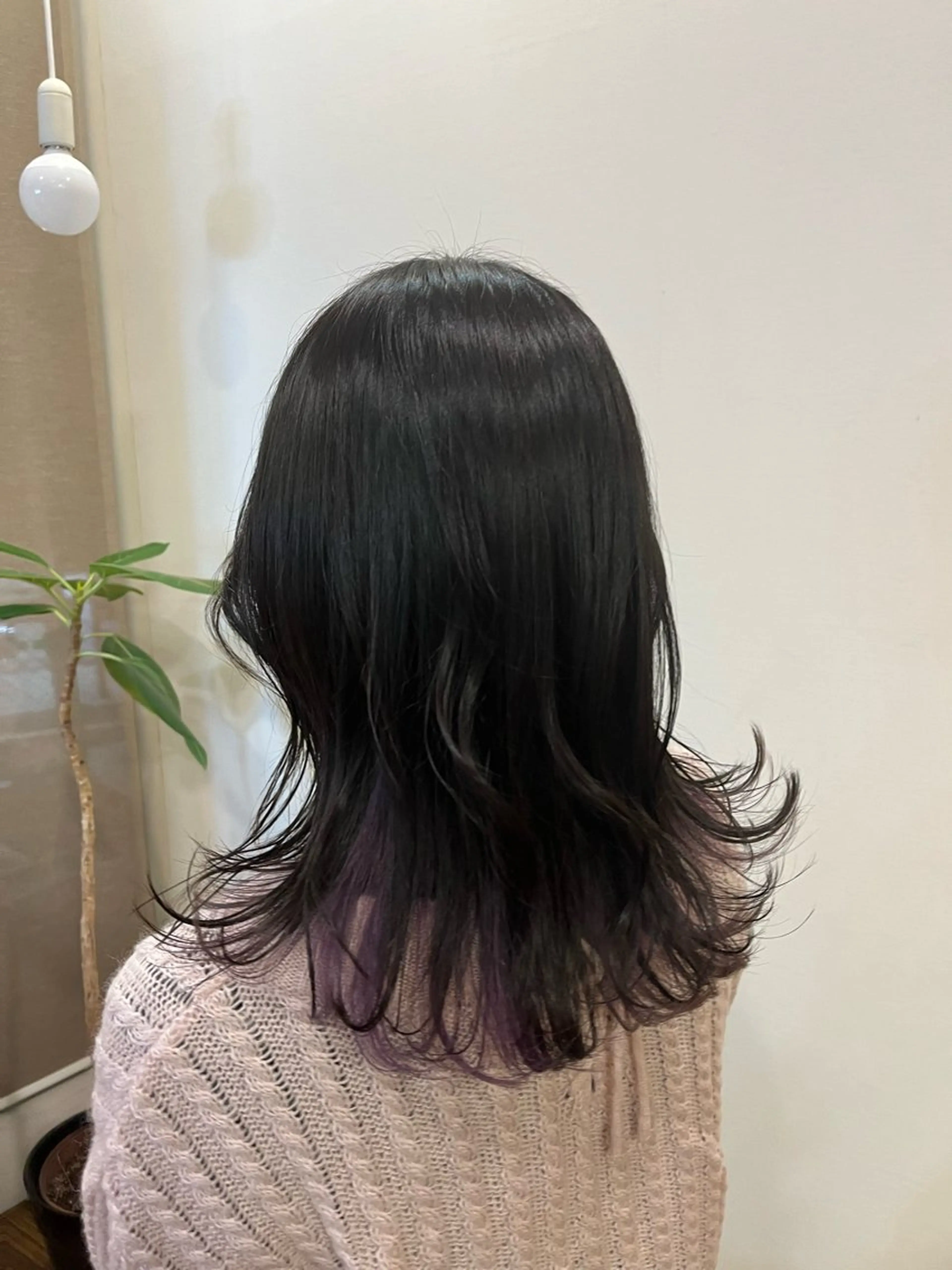 セミロング 田中 結月のヘアスタイル
