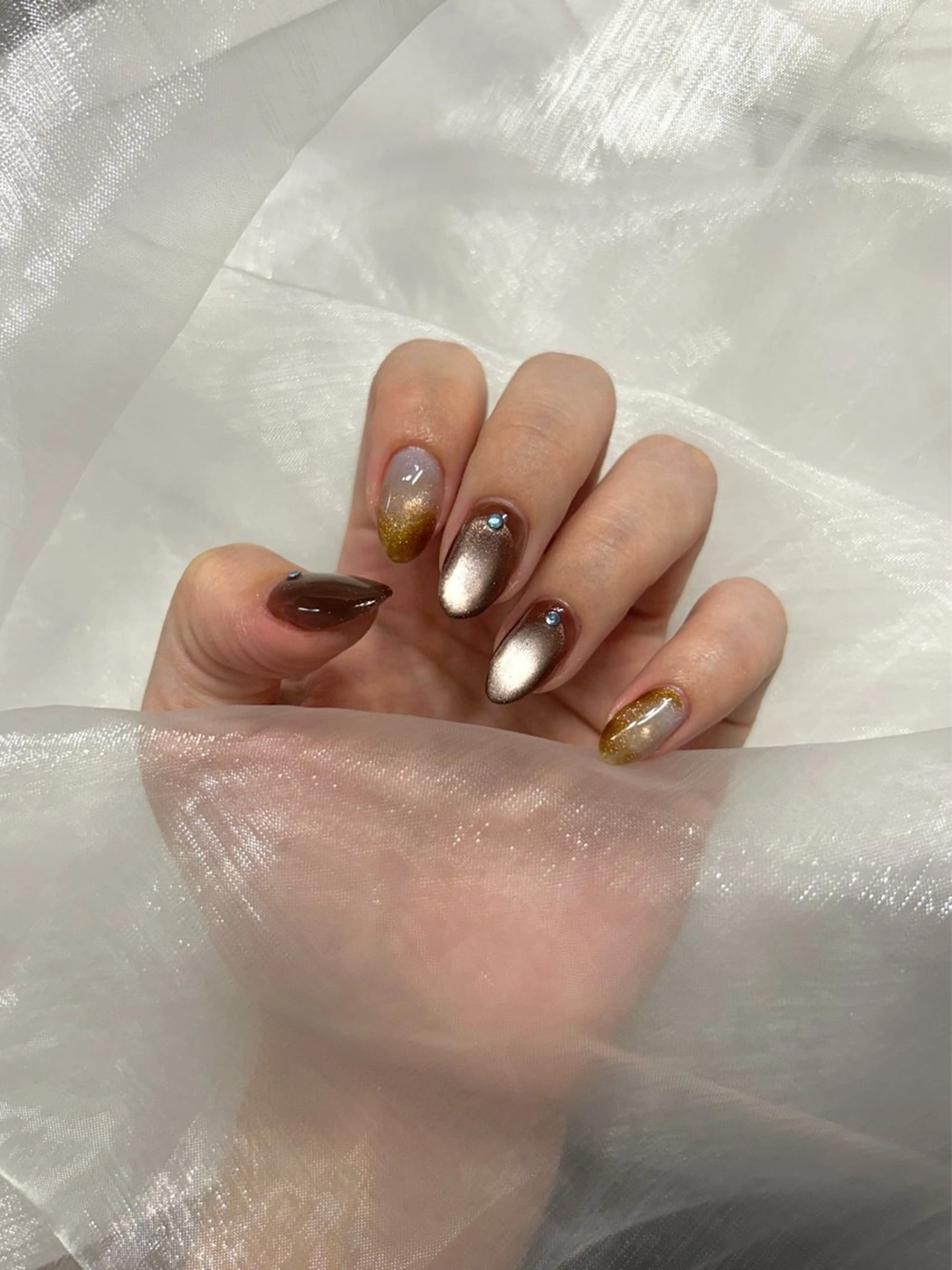 ネイル オフィスネイル スカルプネイル シンプルネイル ハンドネイル nail salon　coco no ne所属・coco no ne KANNAのネイルデザイン