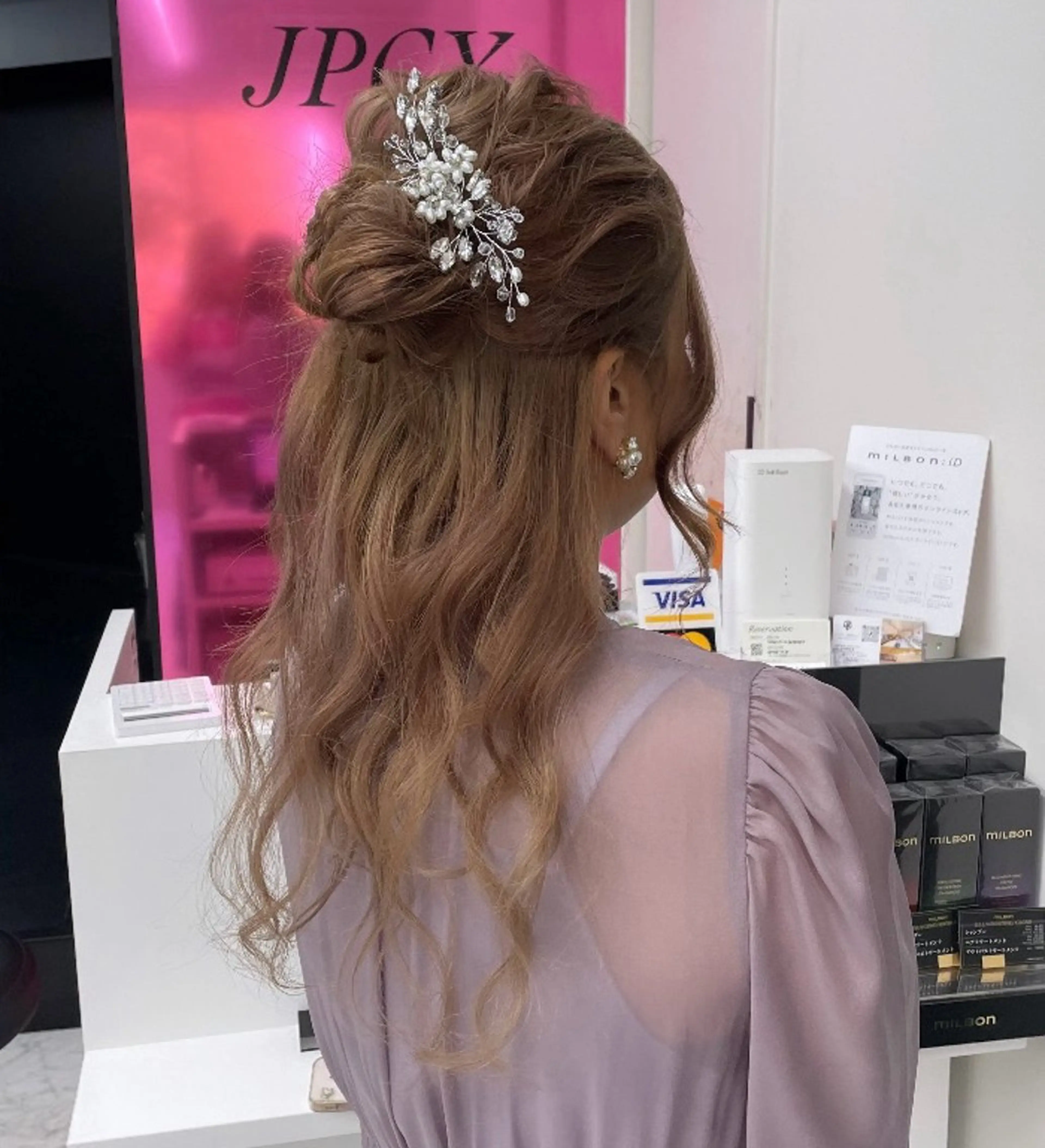 ヘアアレンジ JPCY MIRIYAのヘアスタイル