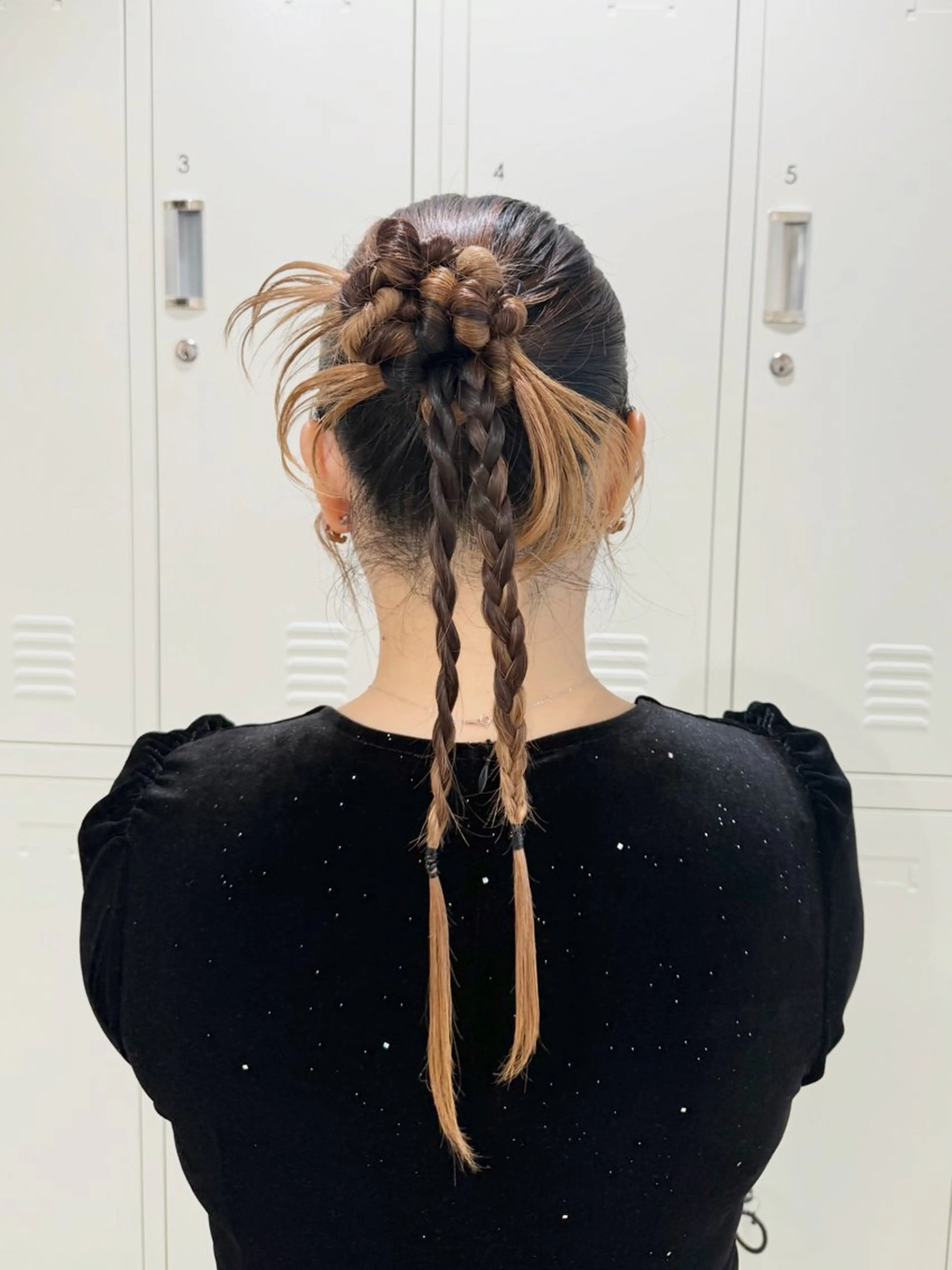 ロング ヘアアレンジ ヘアセット オタク美容師☃️🩵 ヘアアレンジ/暗髪のヘアスタイル