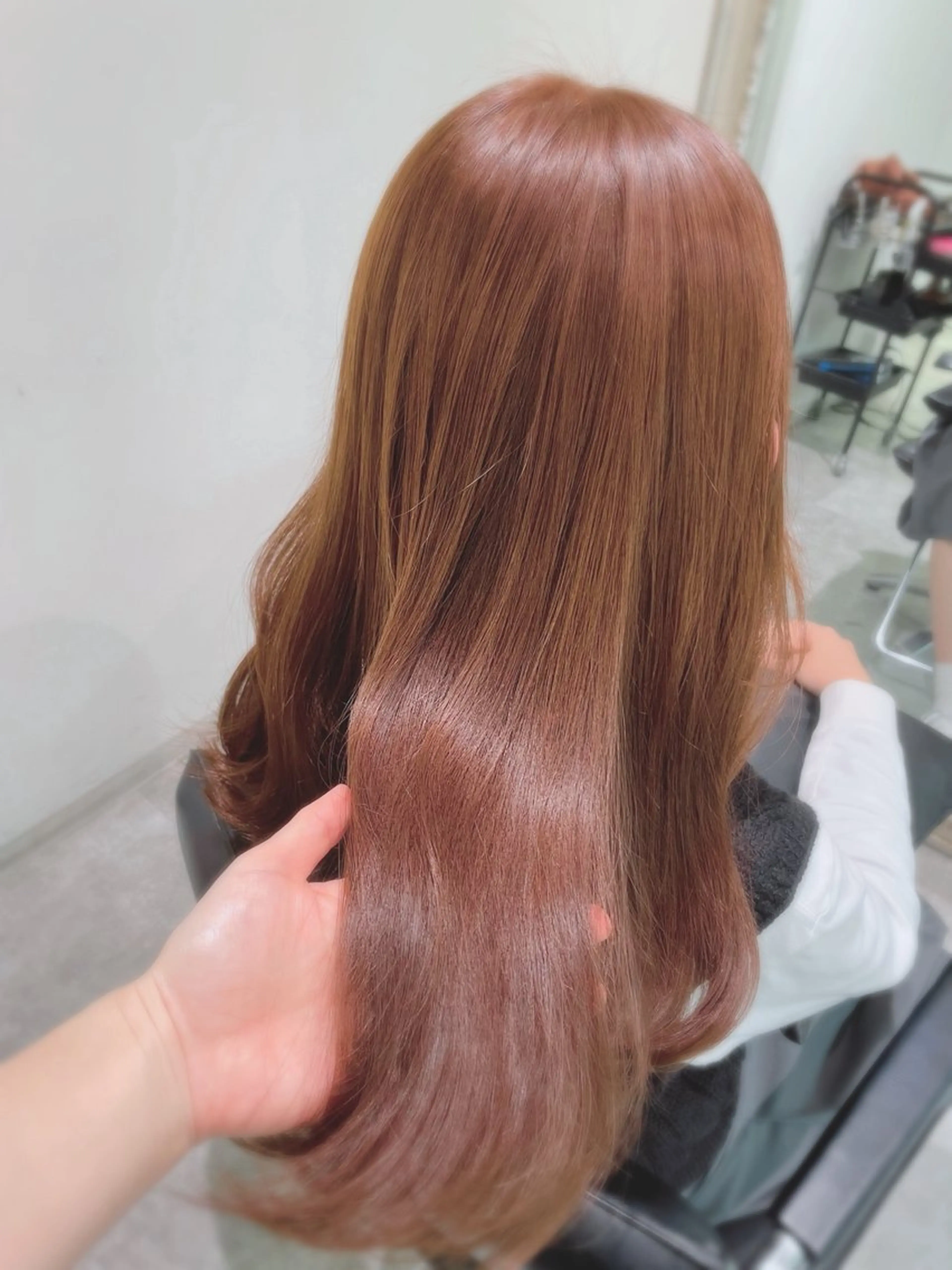 セミロング カラー カット ヘアカラー トリートメント ♡美髪•艶髪♡砂川 なつきのヘアスタイル