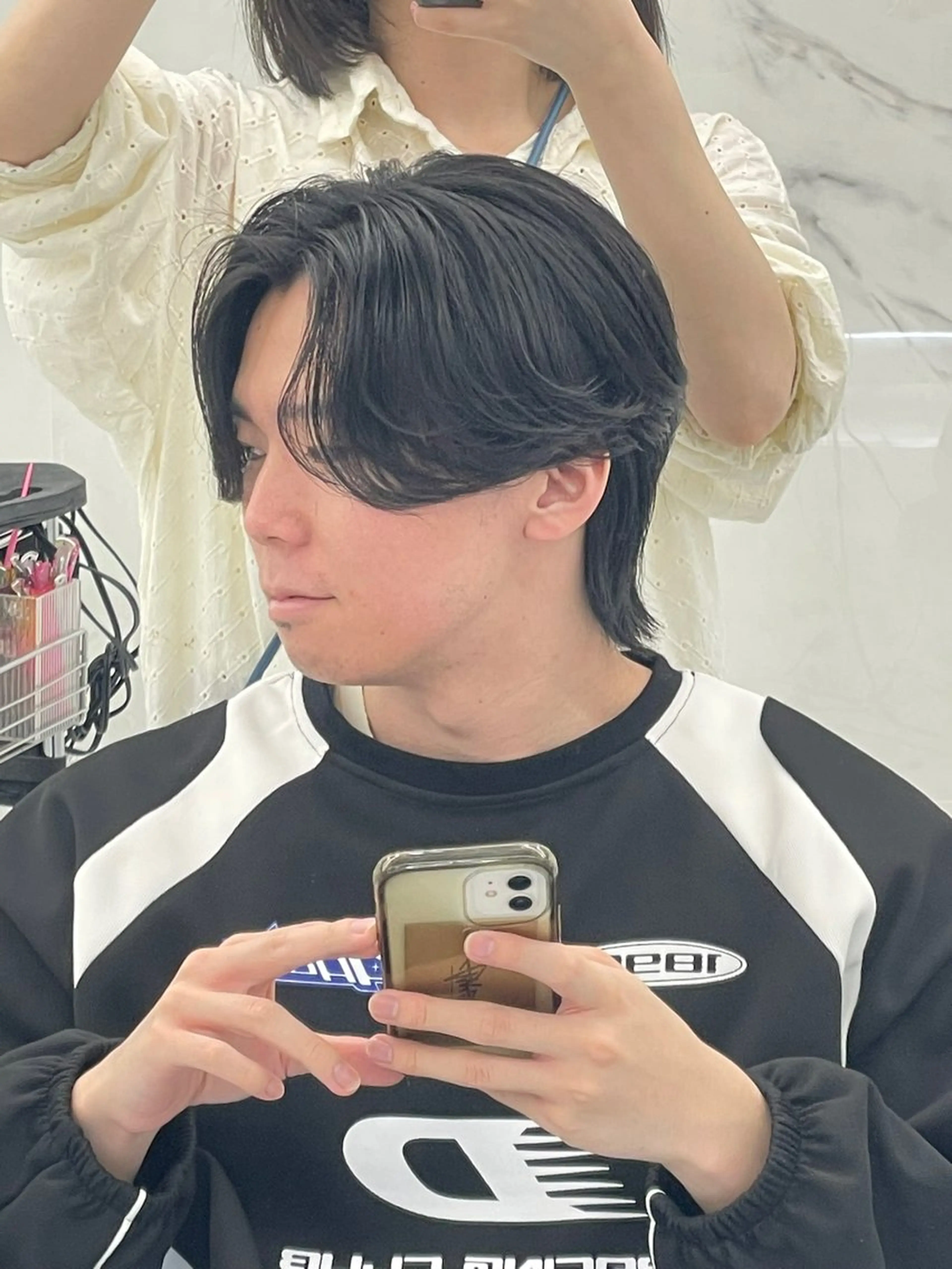 縮毛矯正の写真