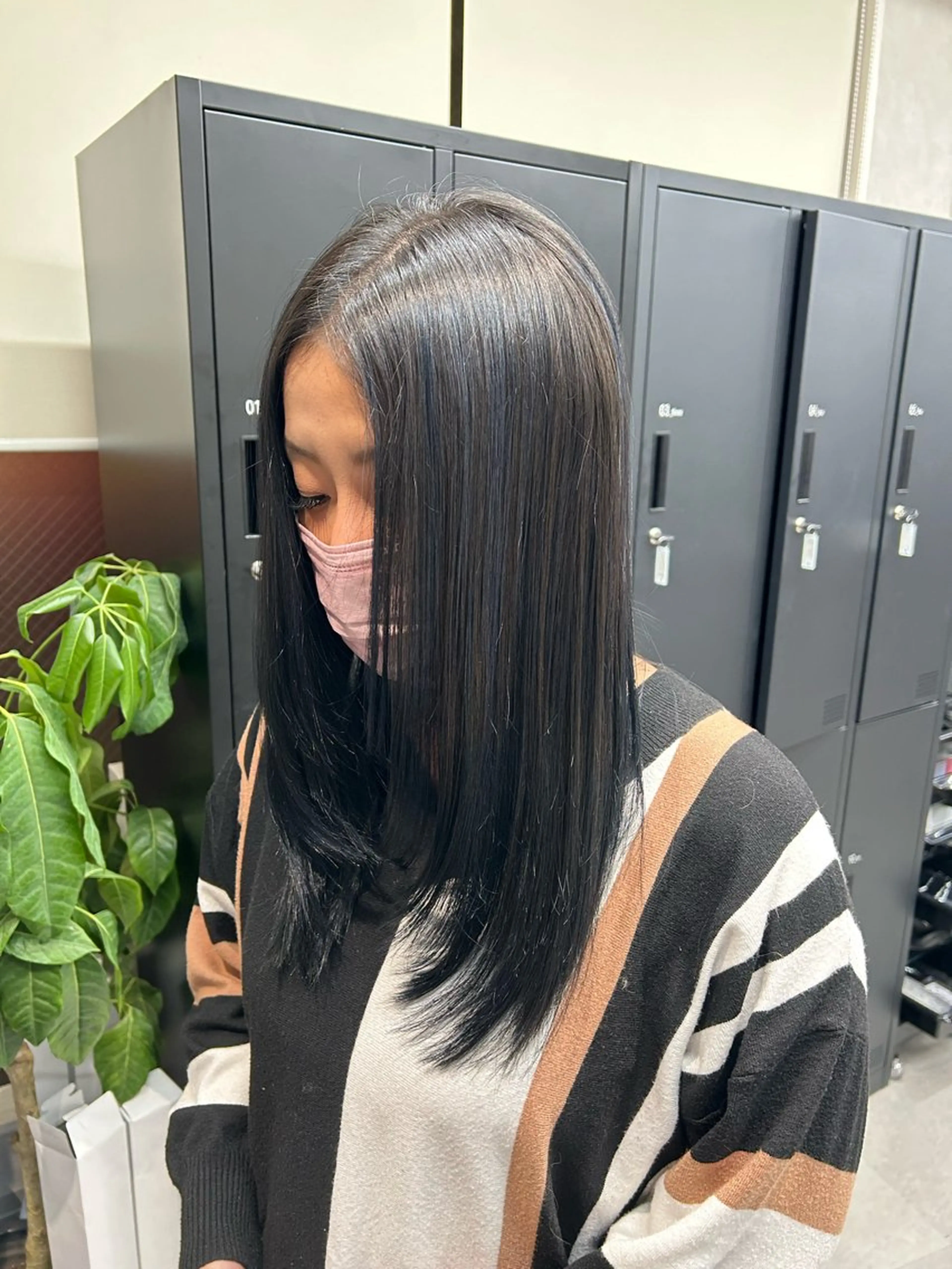 カラー ブルーカラー カット ヘアカラー トリートメント 筑紫野美容師 すずのヘアスタイル