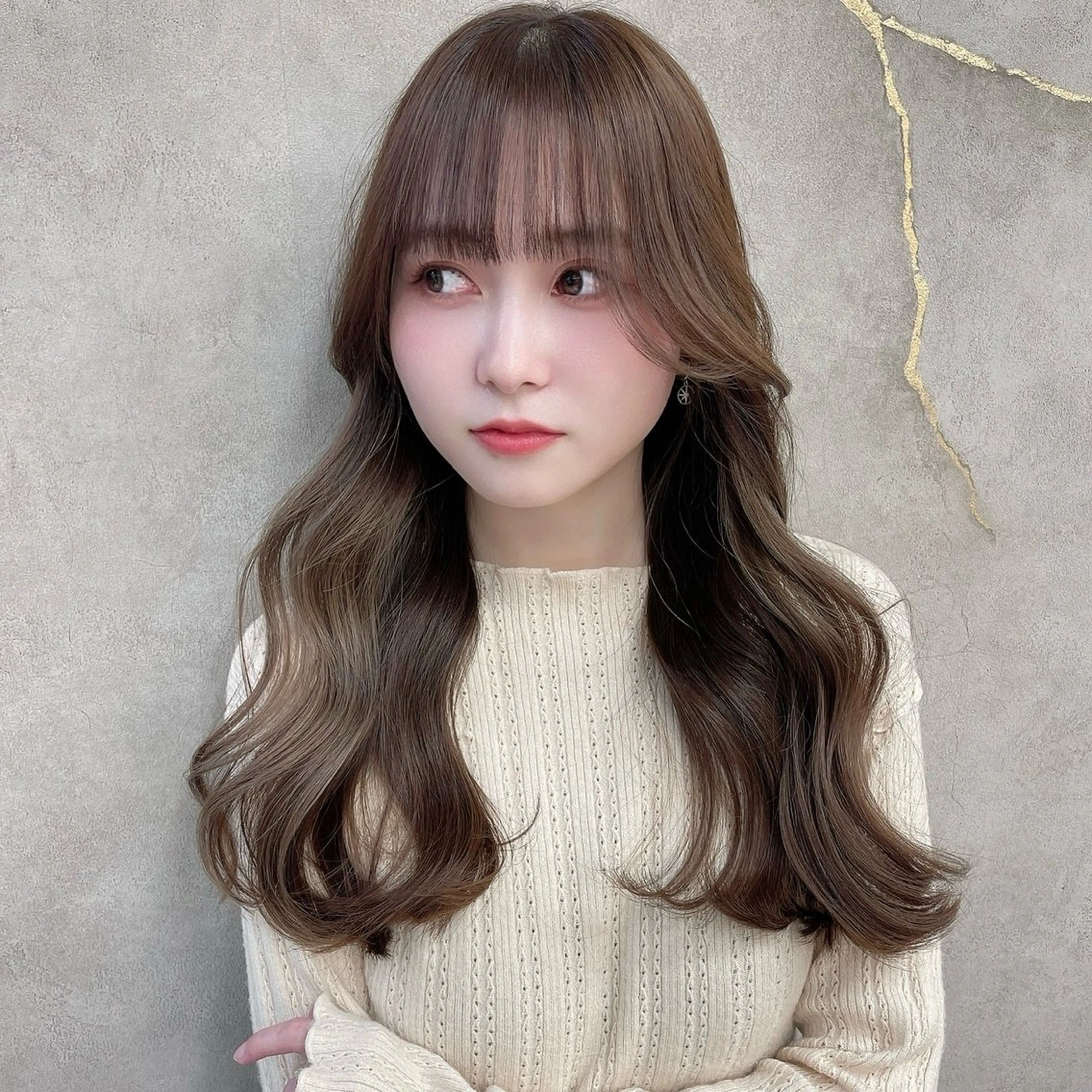 セミロング カット ヘアカラー トリートメント 池袋/韓国レイヤー /髪質改善🤍芹奈のヘアスタイル