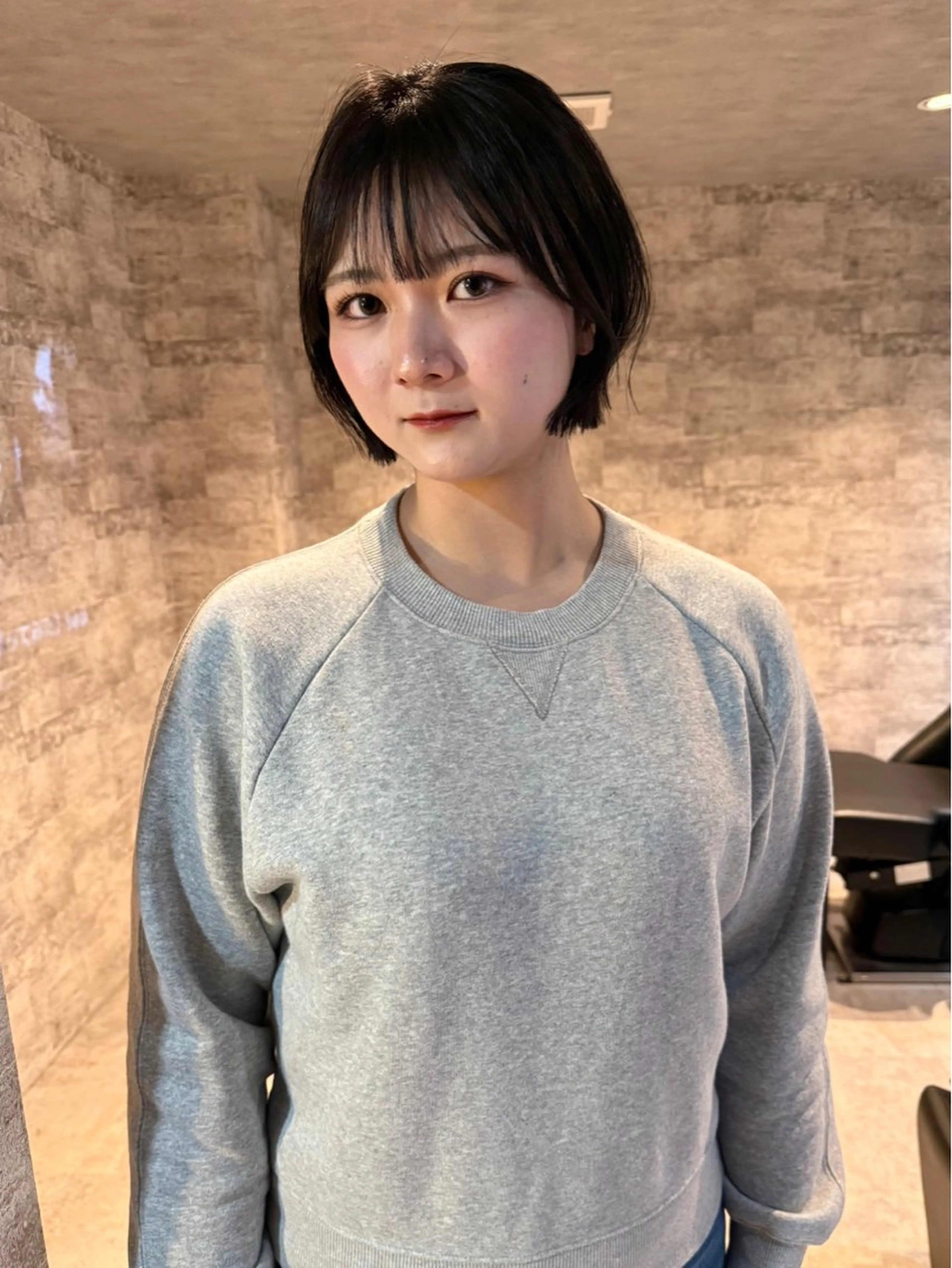 ショート カラー 似合わせカット カット ヘアカラー トリートメント mai / linoah˚✧のヘアスタイル