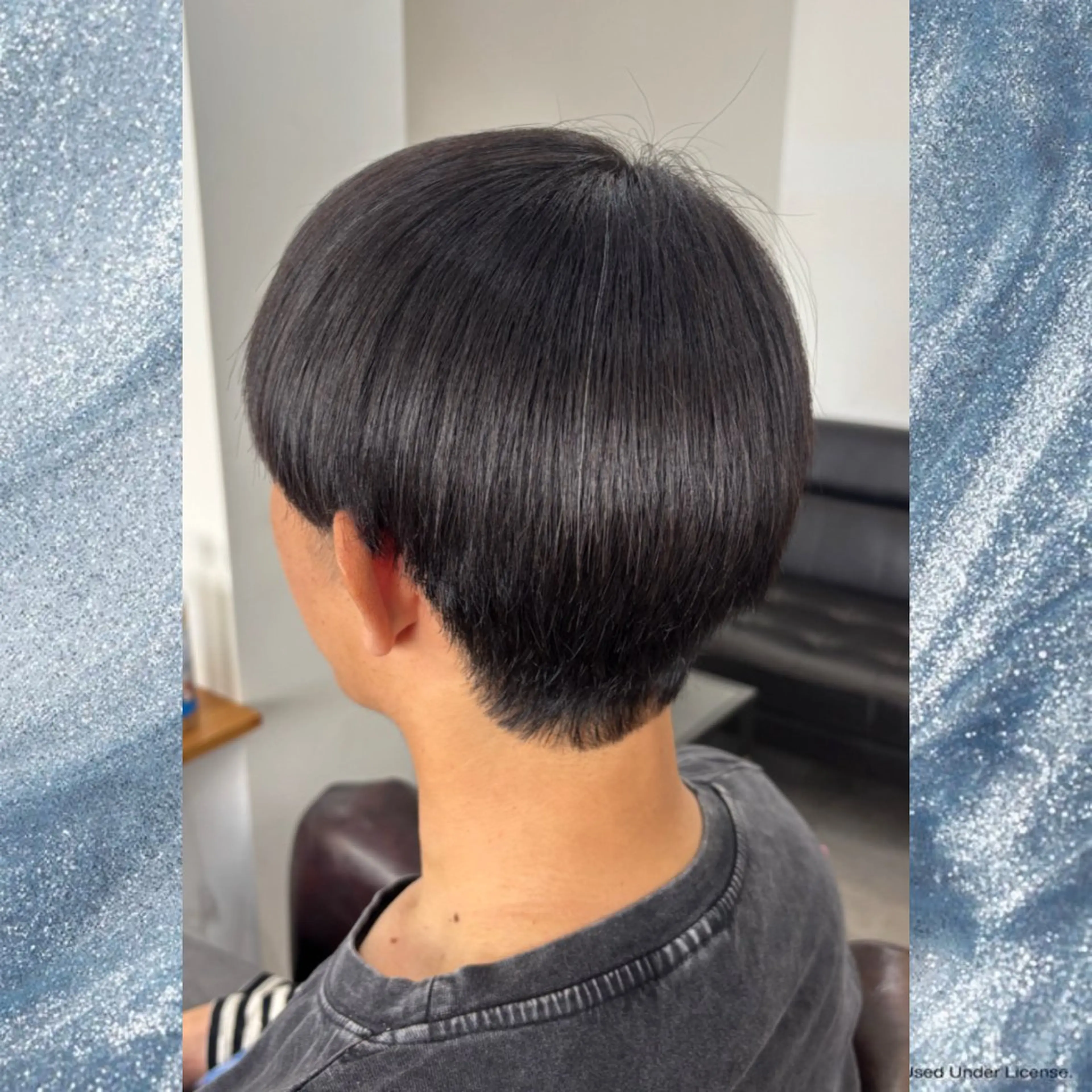ショート メンズ 縮毛矯正 カット 縮毛矯正 河原 彩心【練習モデル】のヘアスタイル