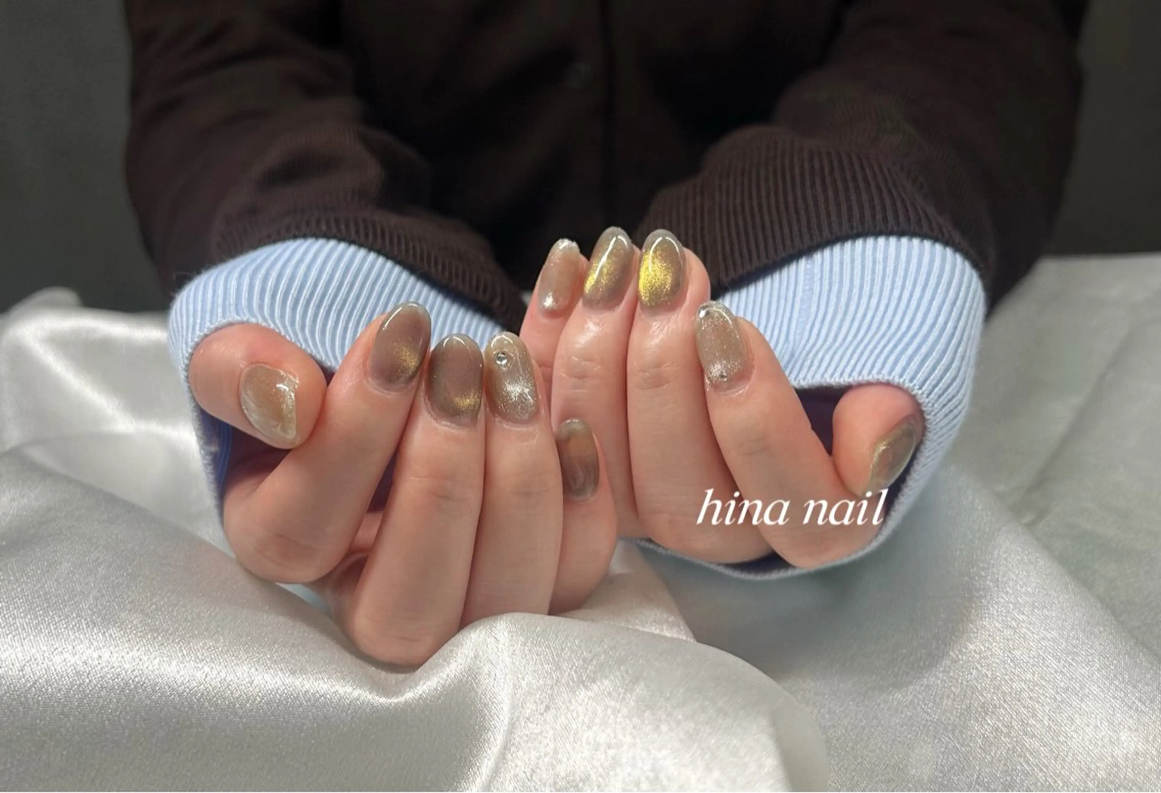 ネイル マグネットネイル ハンドネイル Hina nail 木場のネイルデザイン
