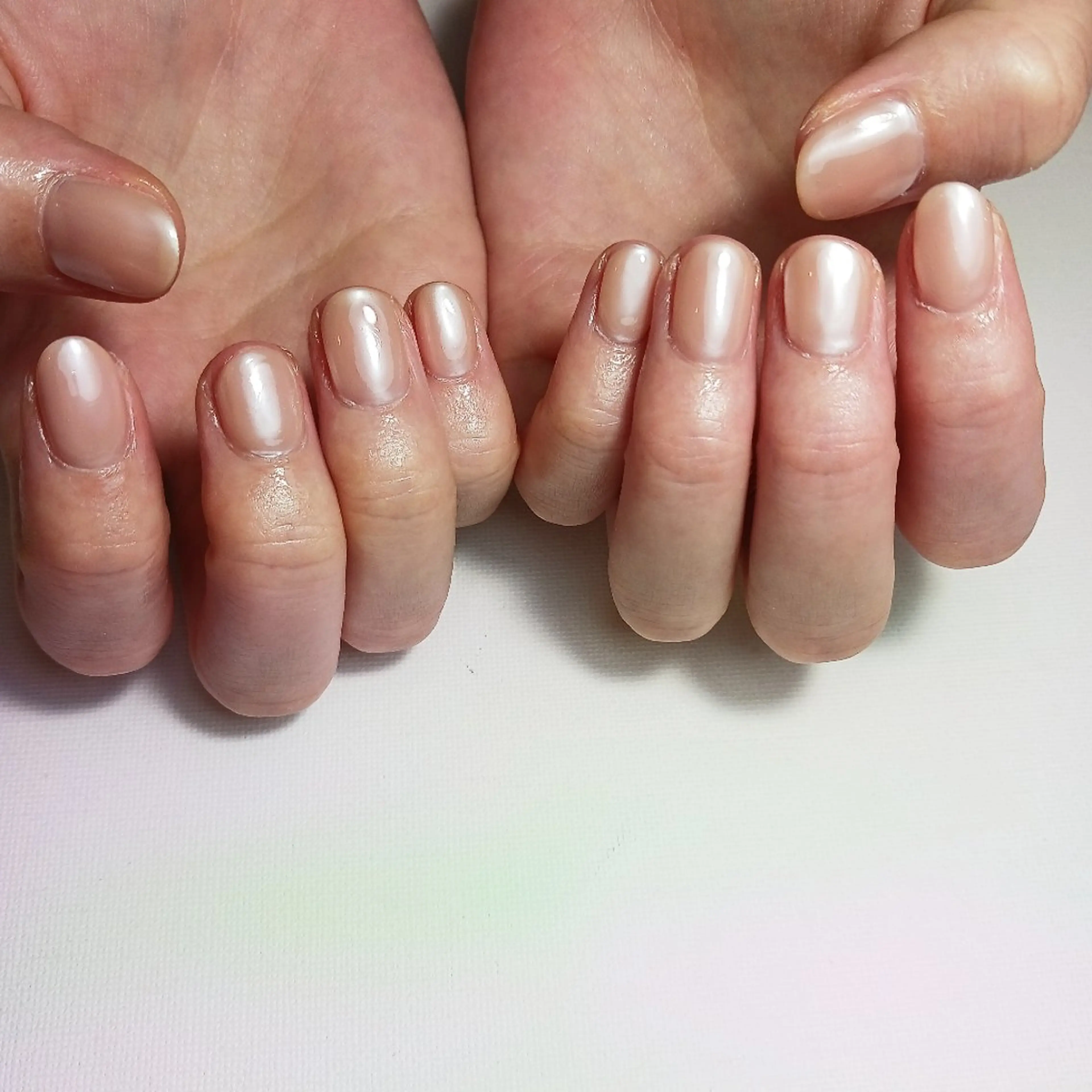ネイル オーロラネイル ジェルネイル 持ち込み ショートネイル ハンドネイル owlnail /持込みデザイン専門のネイルデザイン
