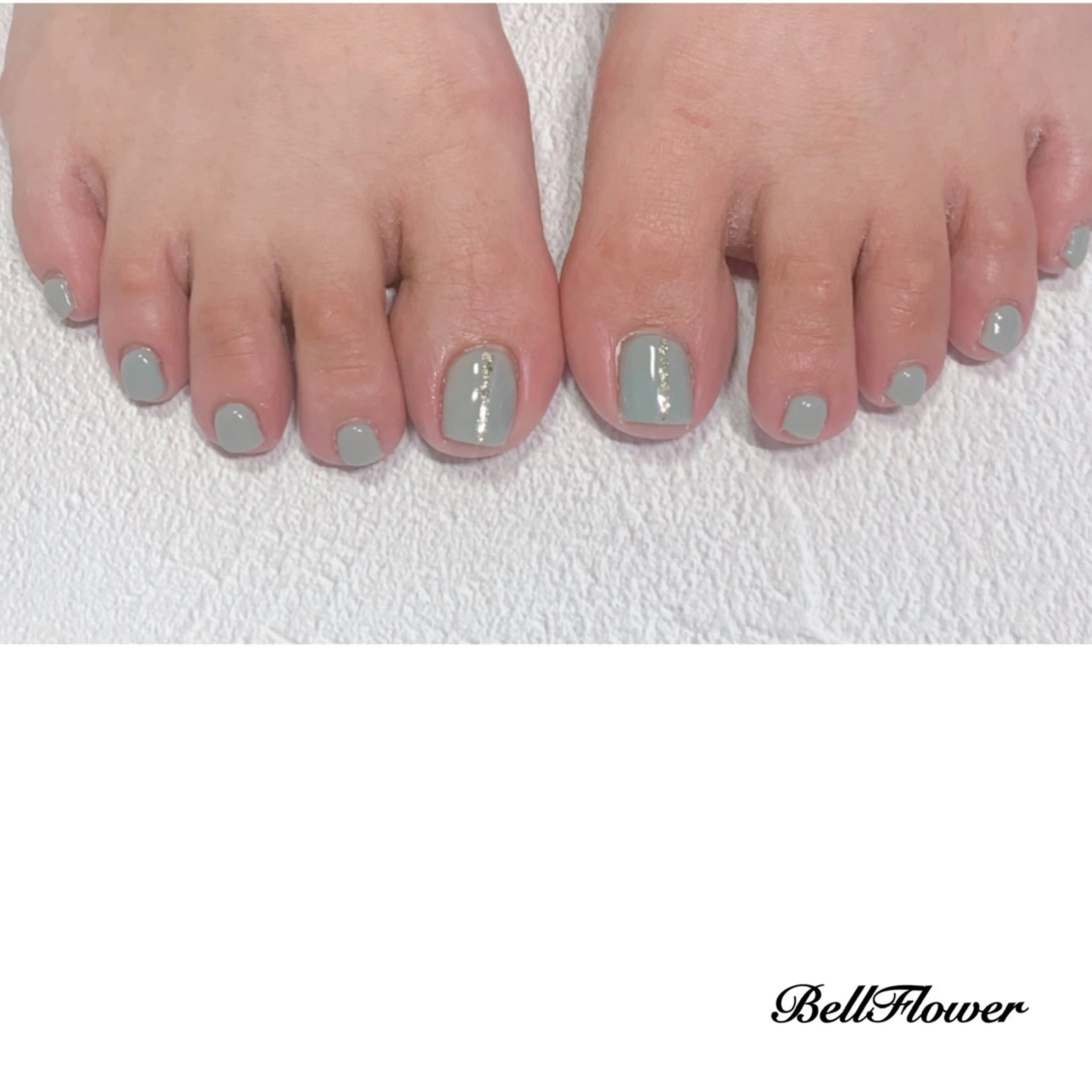 ネイル フットネイル Bell Flowerのネイルデザイン