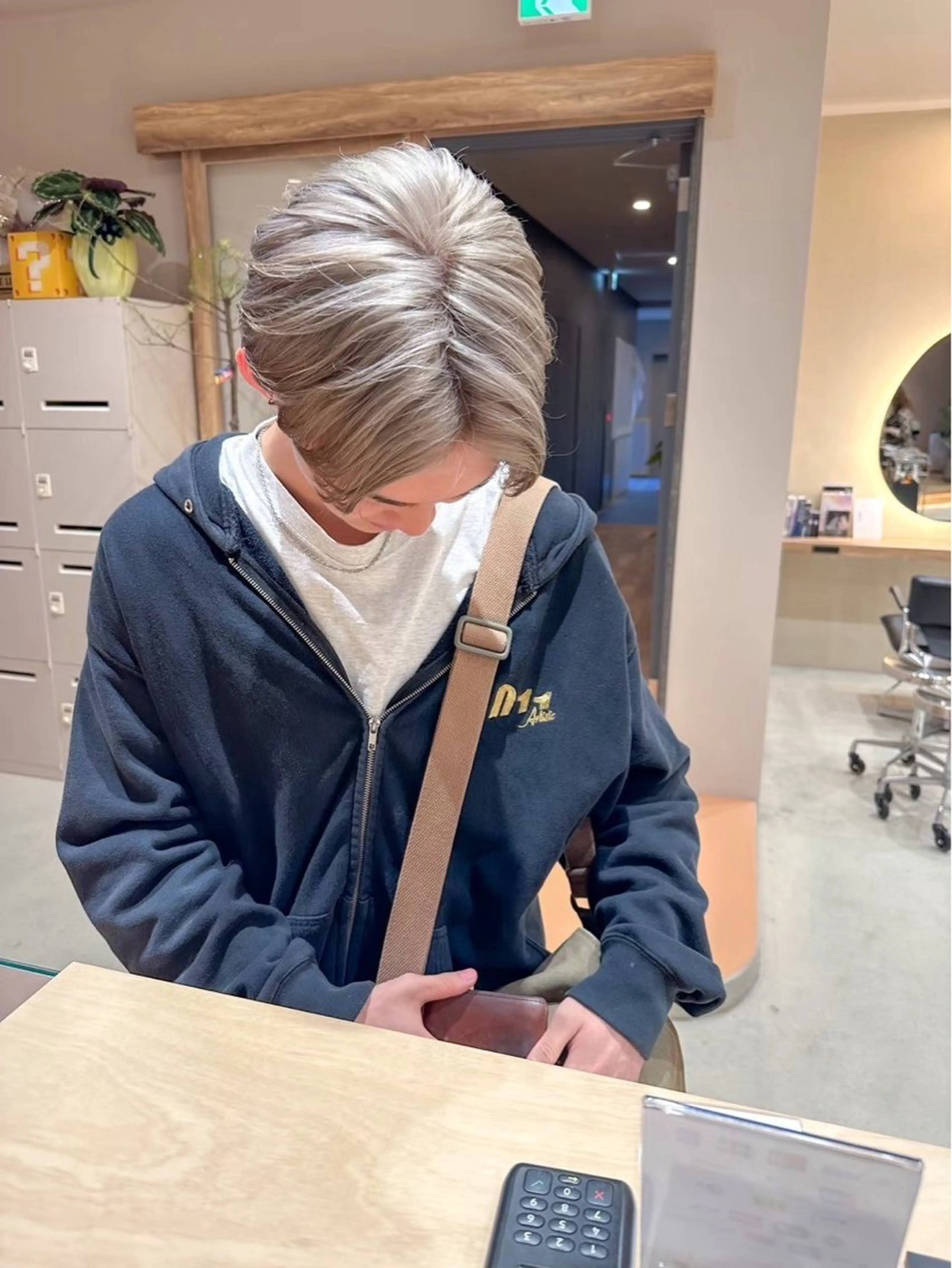 メンズ メンズブリーチ 優菜/ メンズパーマのヘアスタイル