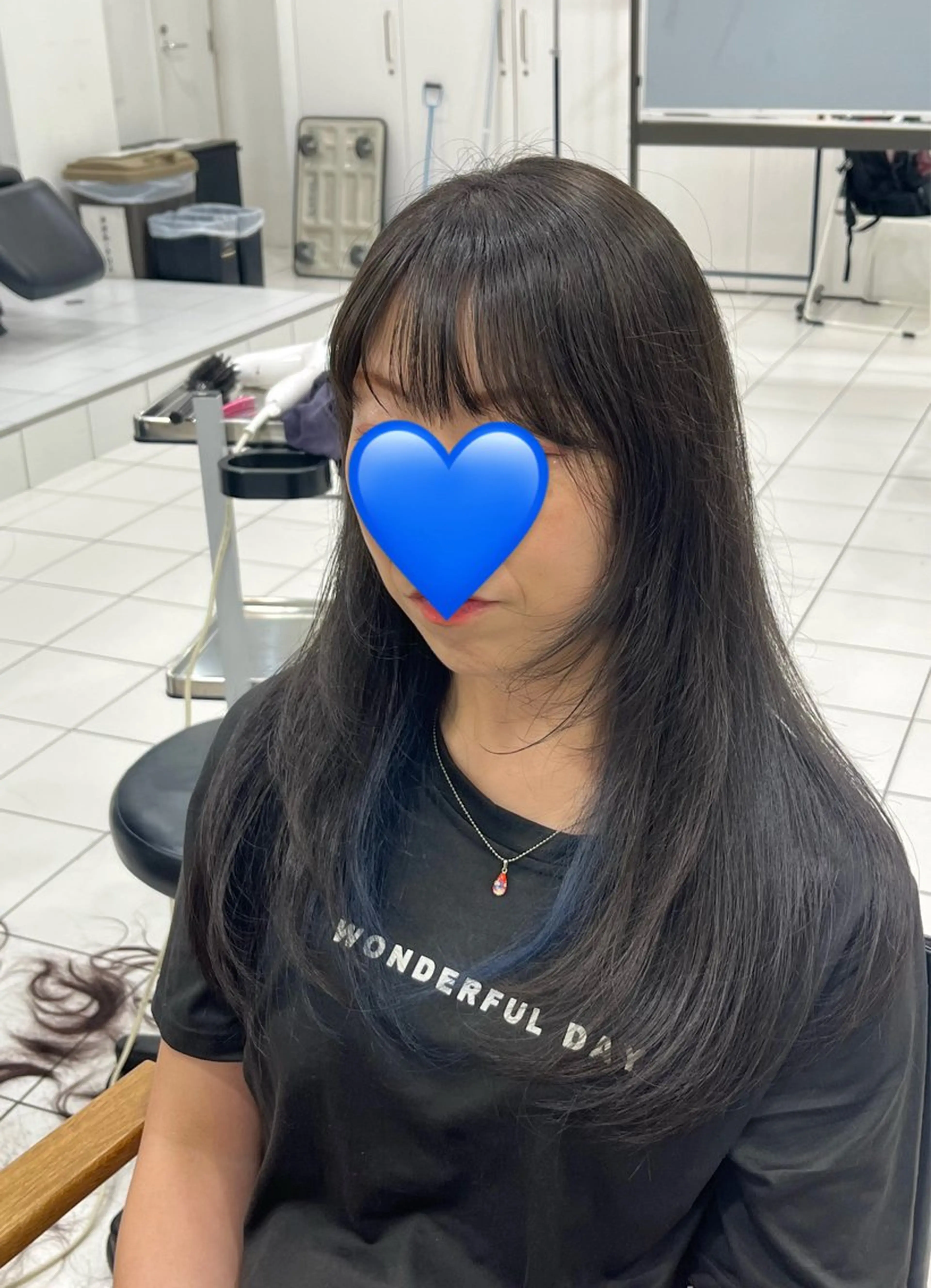 セミロング カラー mit bytree MISAKI🎀のヘアスタイル