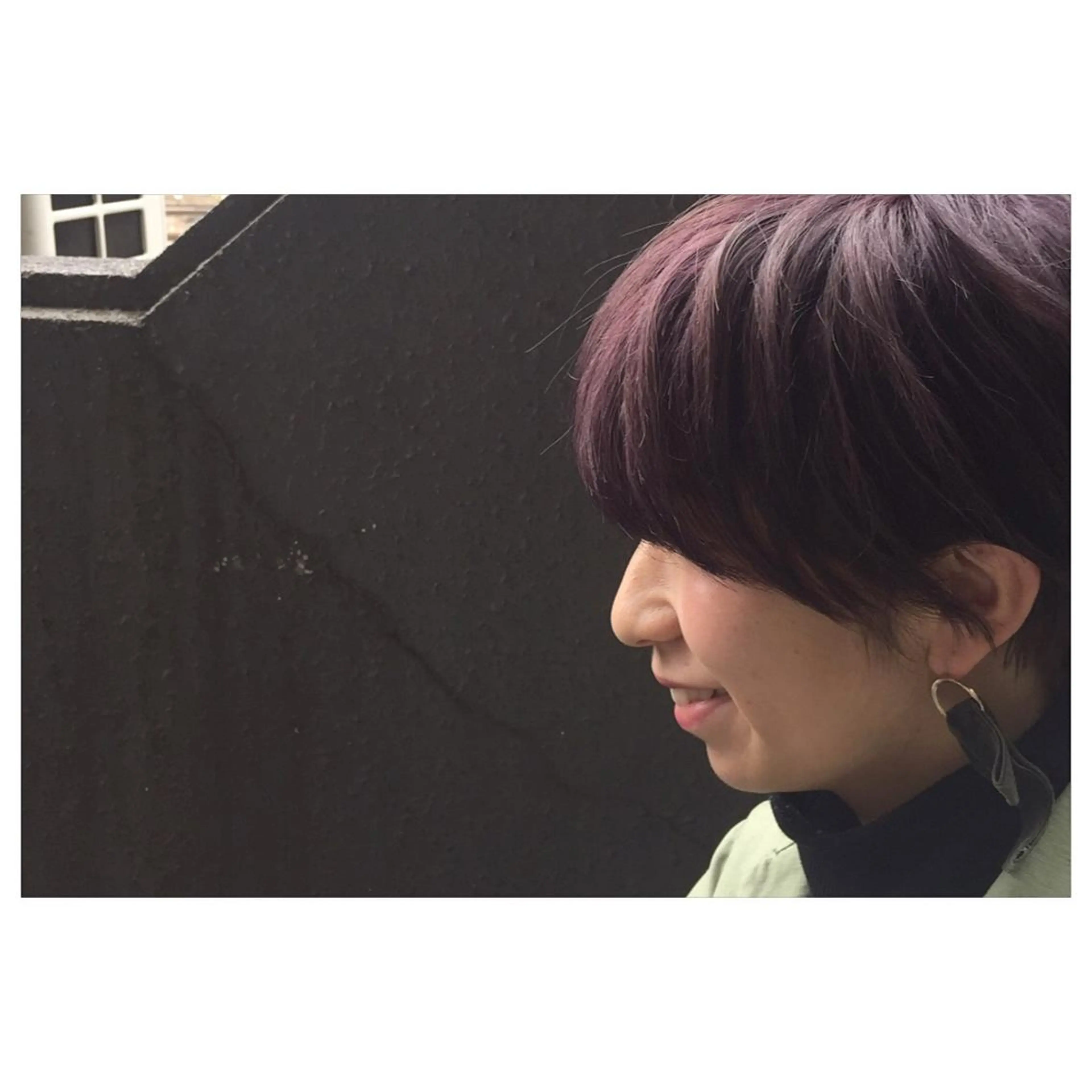 ショート カラー ラベンダーカラー ショートヘア 佐藤 奈佳子 サトウ ナカコのヘアスタイル