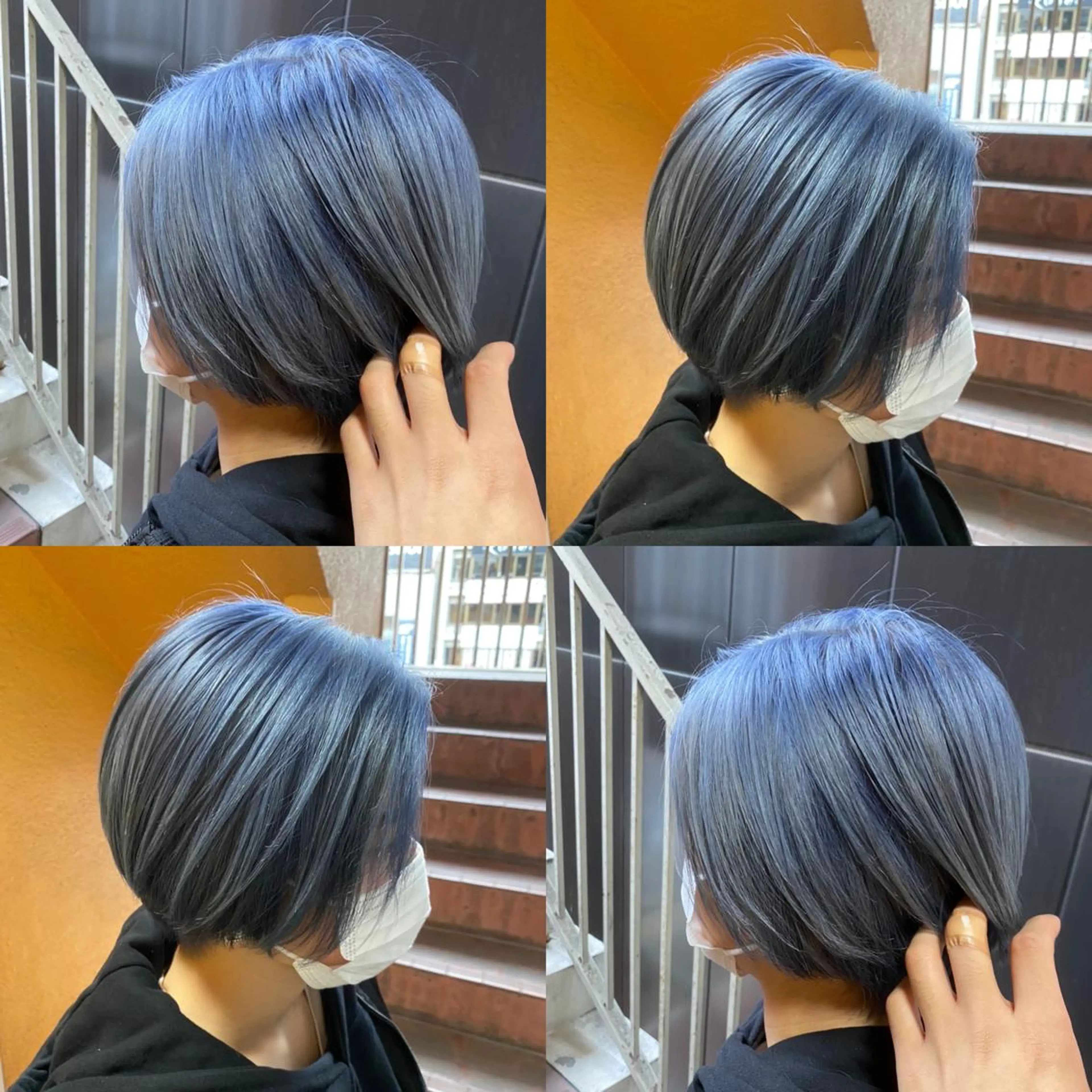 ロング カラー メンズ メンズハイライト メンズハイトーン メンズインナーカラー 学生（メンズ向け） アッシュ ご予約 宜しくお願いします！のヘアスタイル