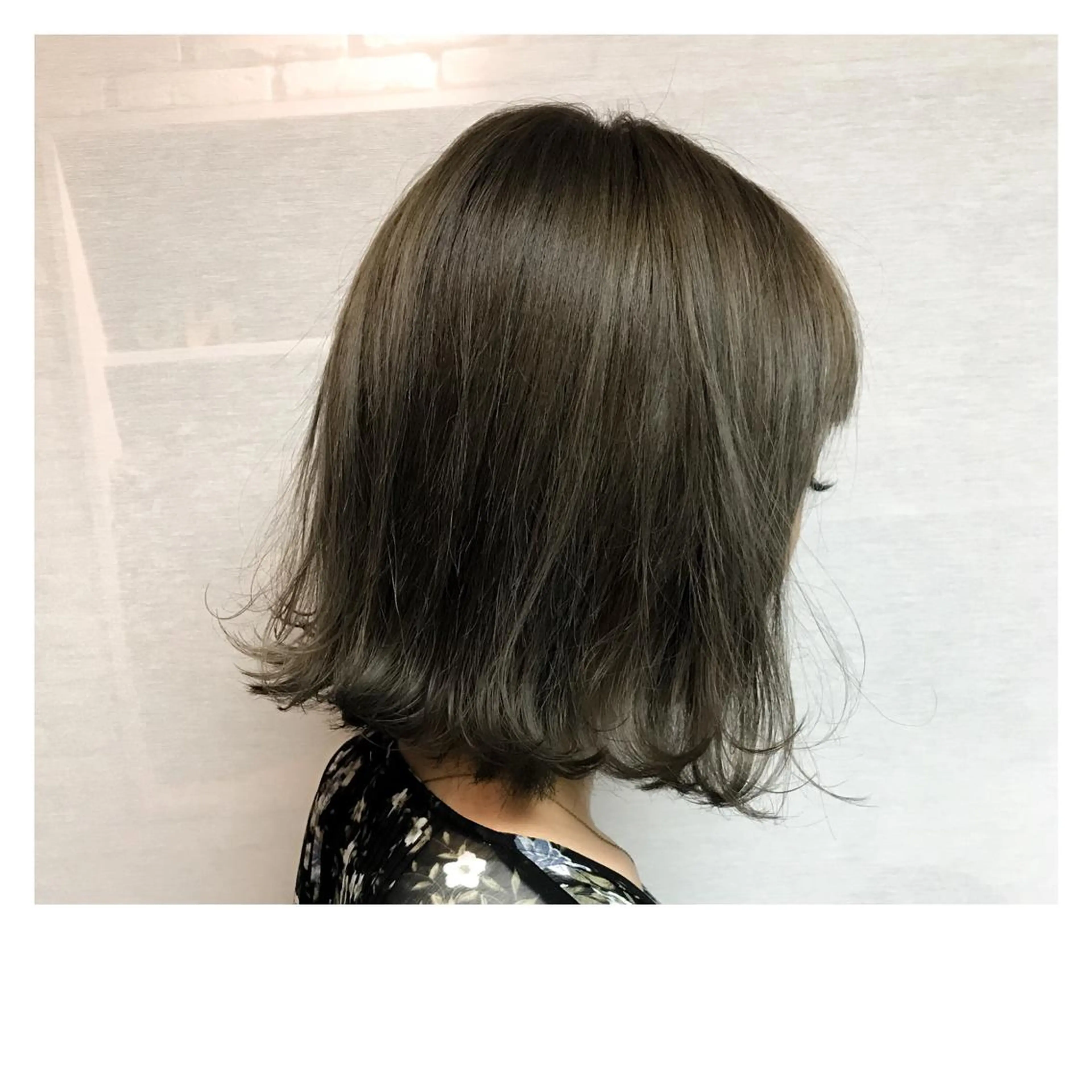 ミディアム カラー 髪質改善、縮毛矯正 店長浅野太郎のヘアスタイル