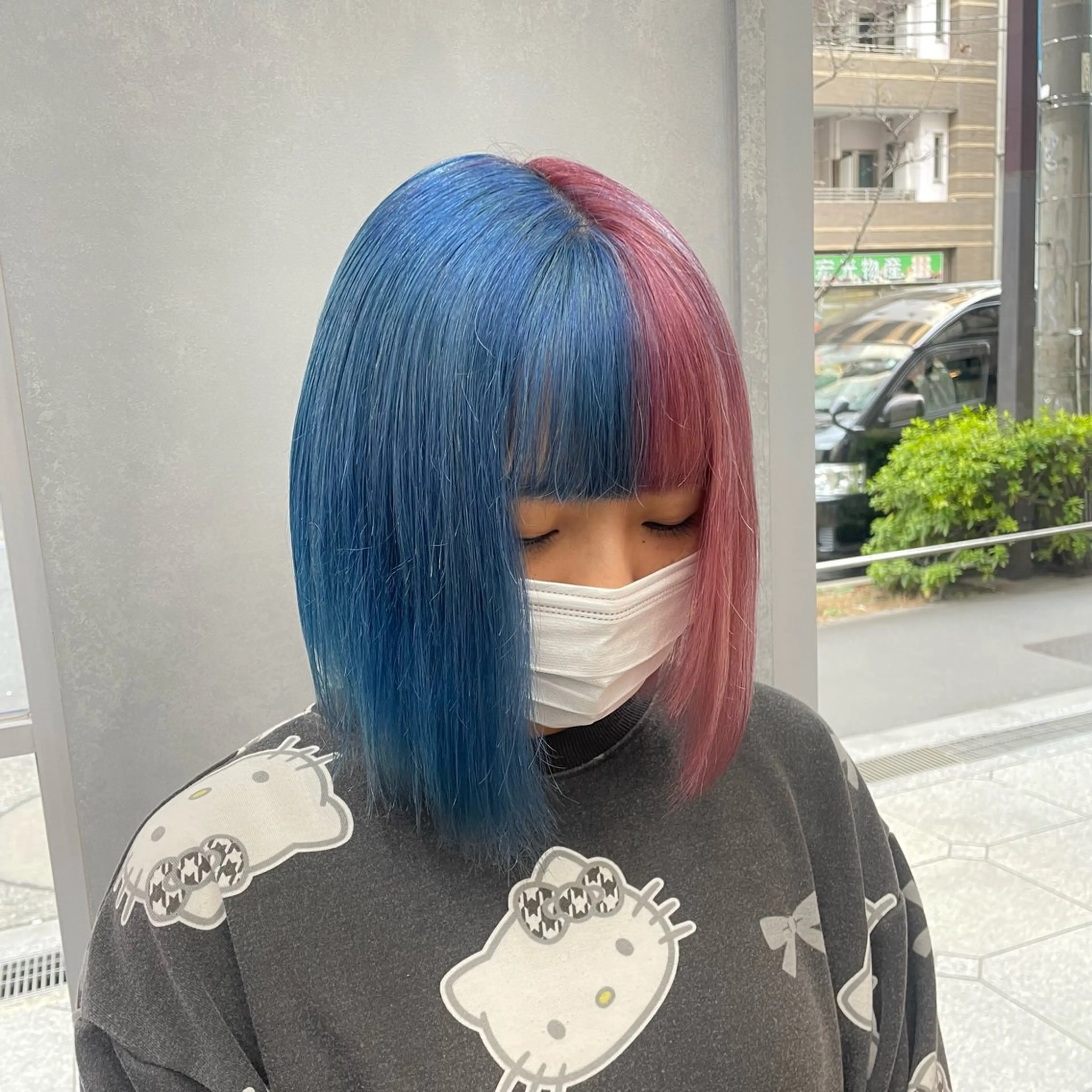 ミディアム ヘアカラー 🫧艶髪/ブリーチ 🐳honami🫧のヘアスタイル